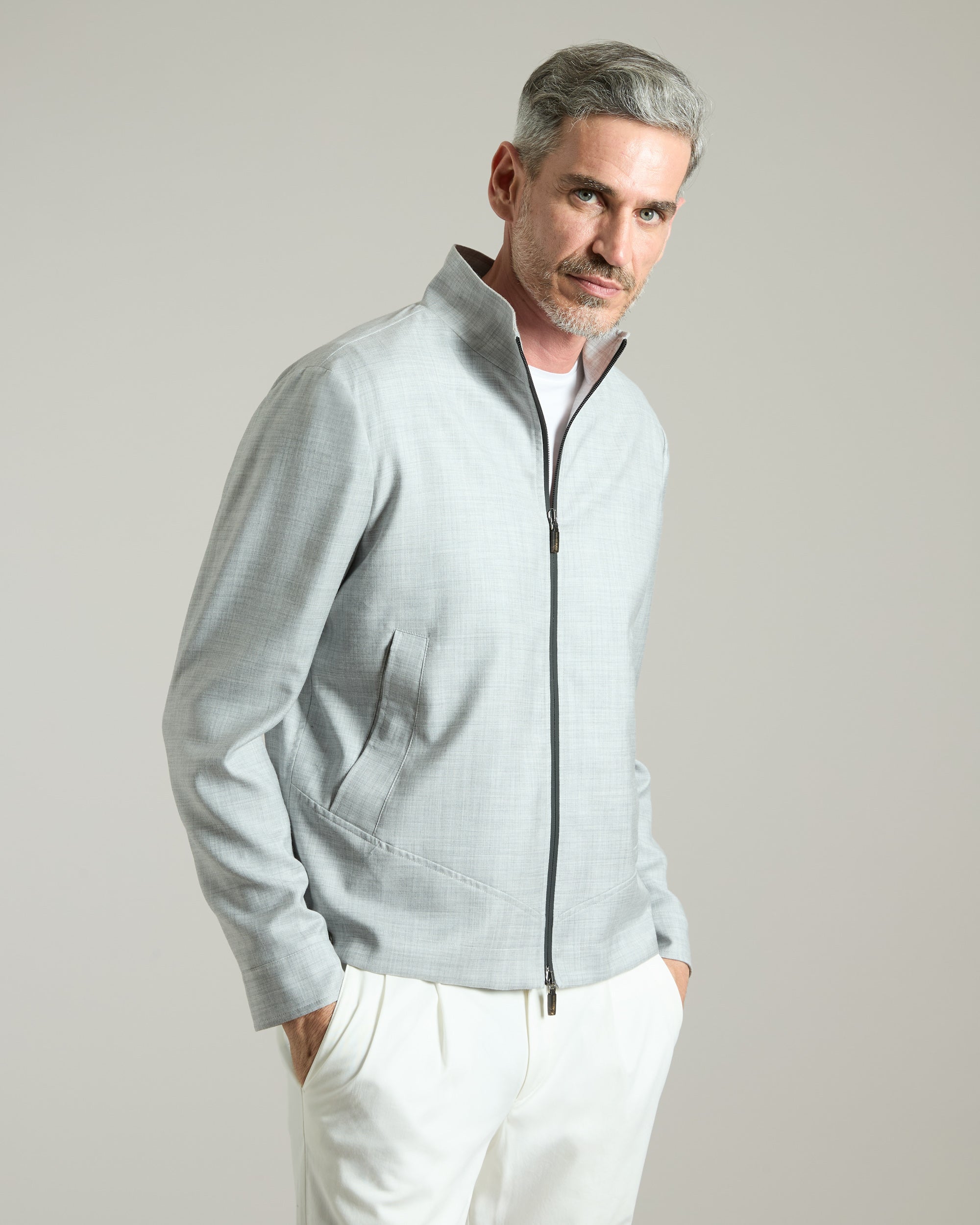 Gray cashmere 4.0 jacket