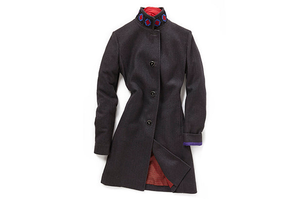 WOMAN COLLECTION - FALL WINTER 14/15 - The original cashmere fleece makes progress to interpret the 'Walser' coat