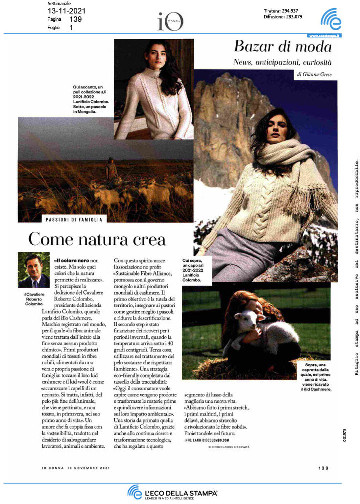 IO DONNA - COME NATURA CREA