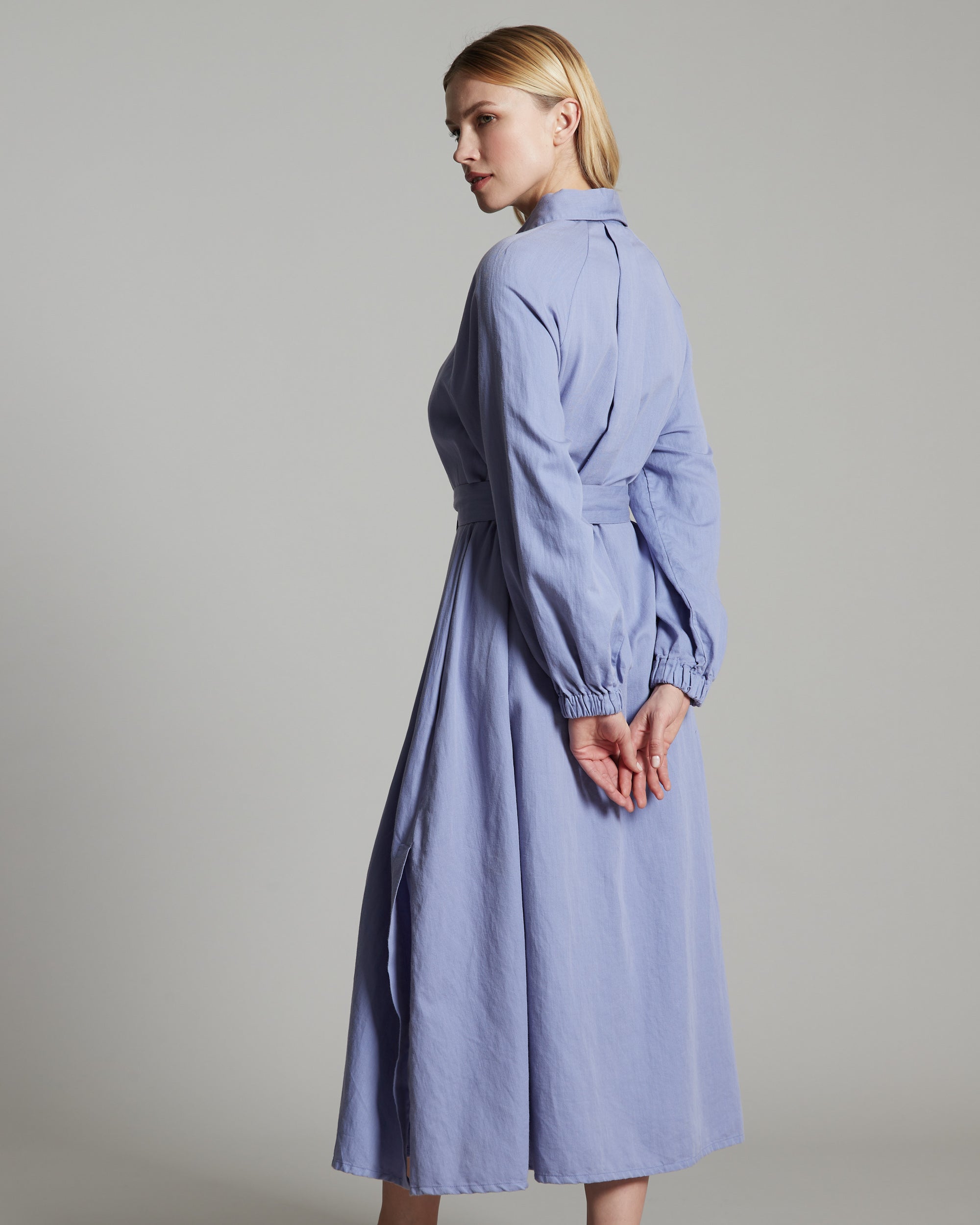 Purple chemisier dress 3