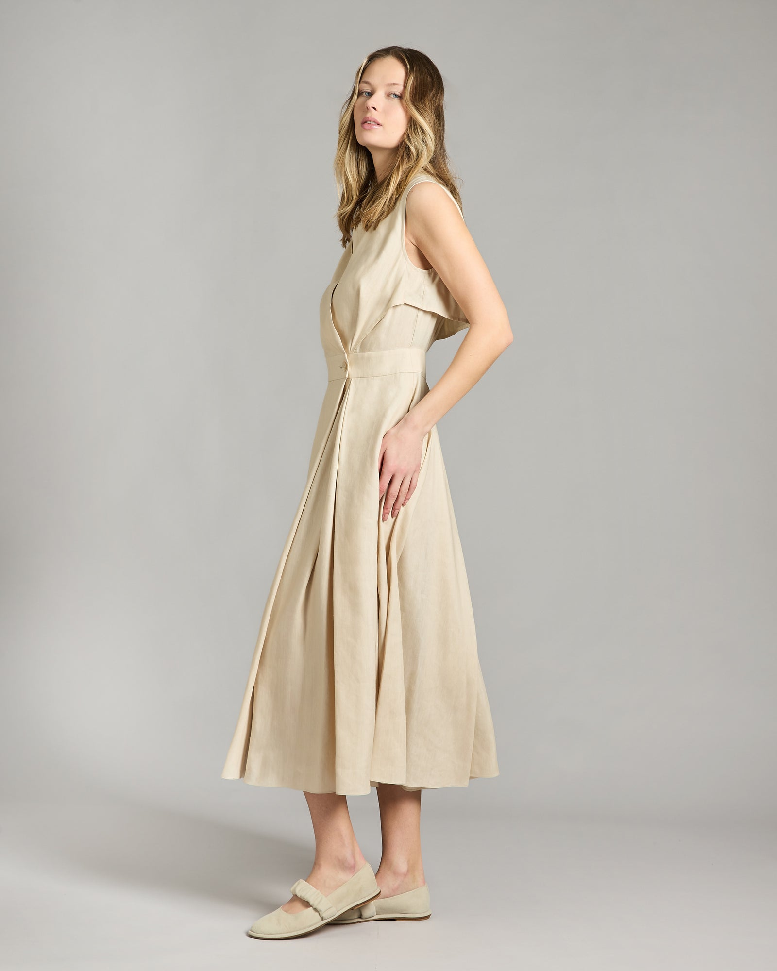 Wool and silk Chemisier