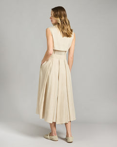 Wool and silk Chemisier