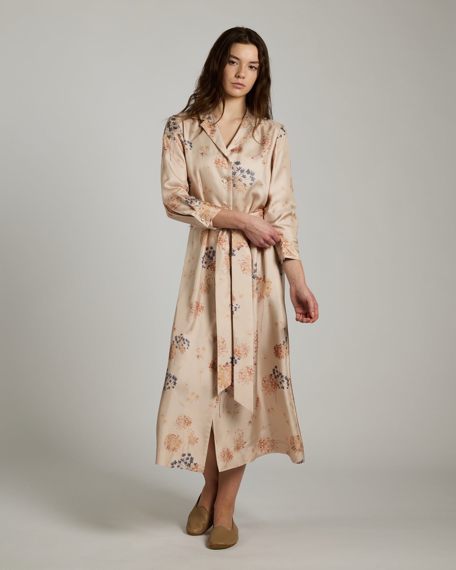 Valsesia Gaze Printed Pure Silk Chemisier 2