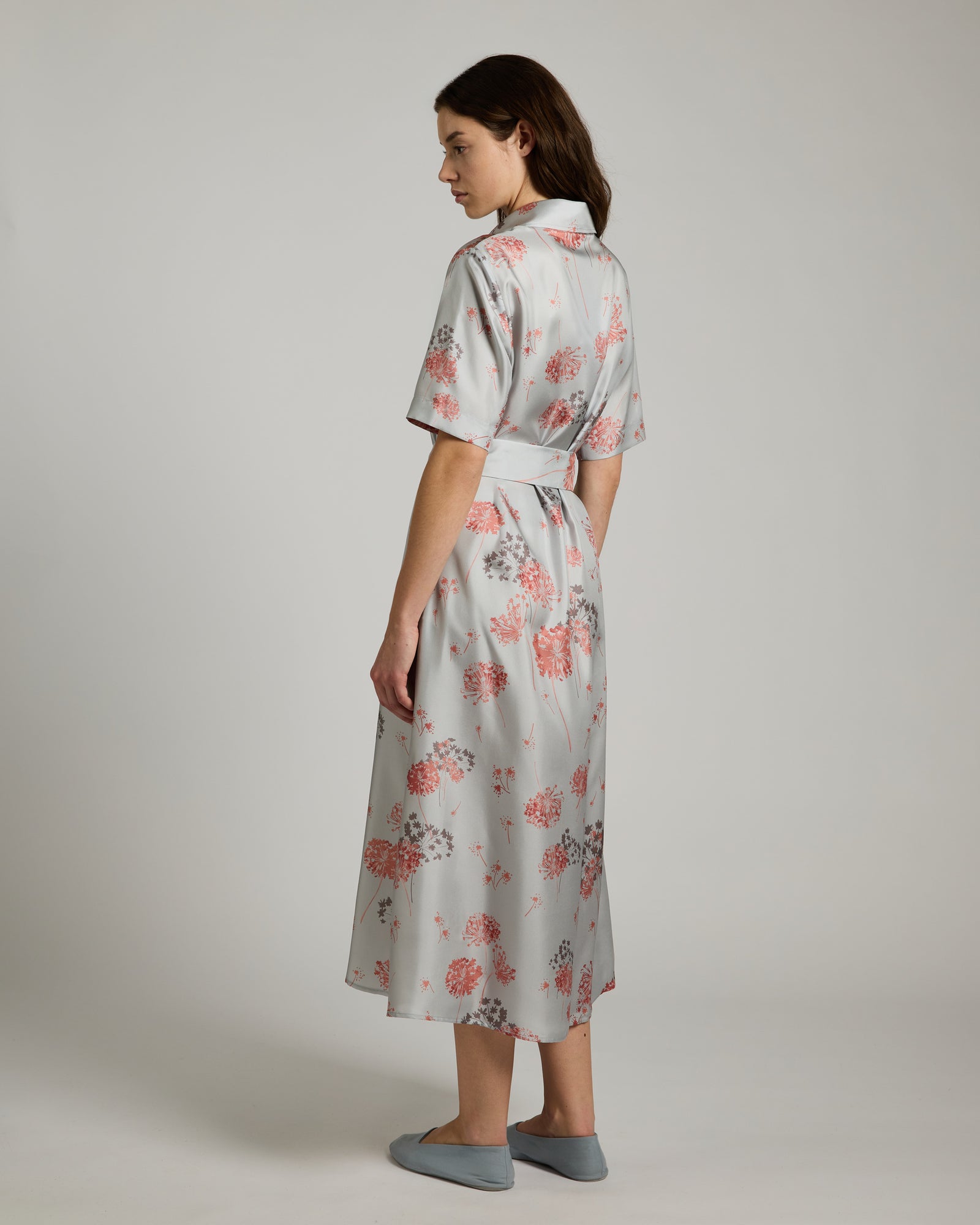 Valsesia Gaze Printed Pure Silk Chemisier 4