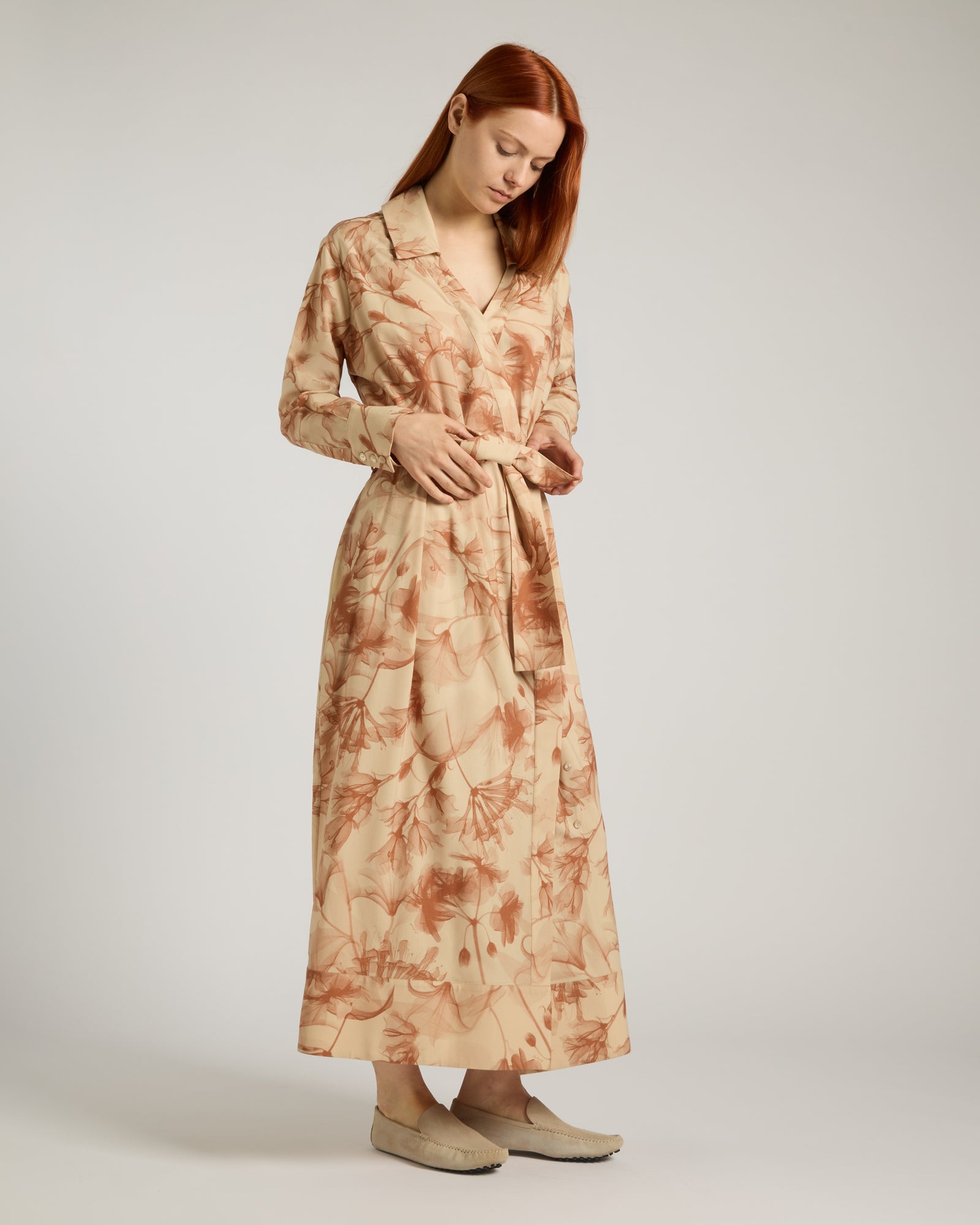 Cashmere 4.0 Dress with Dandelion print 2