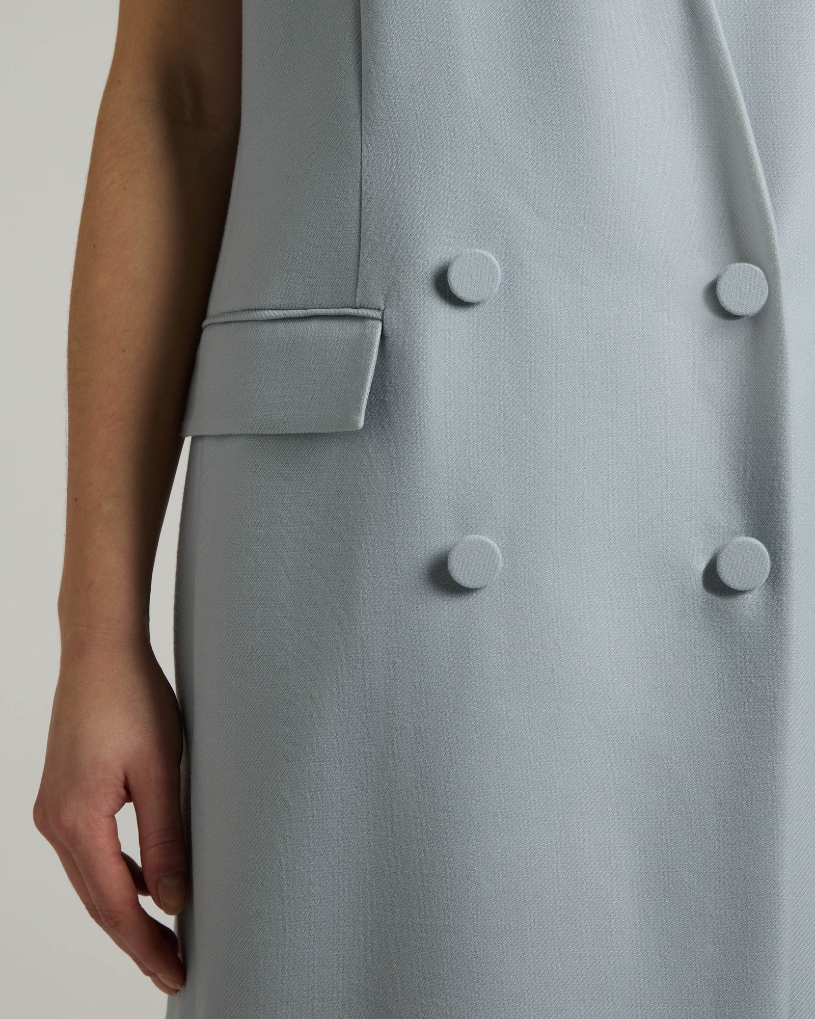 Double-Breasted Dress in Kid Wool 12.8 4