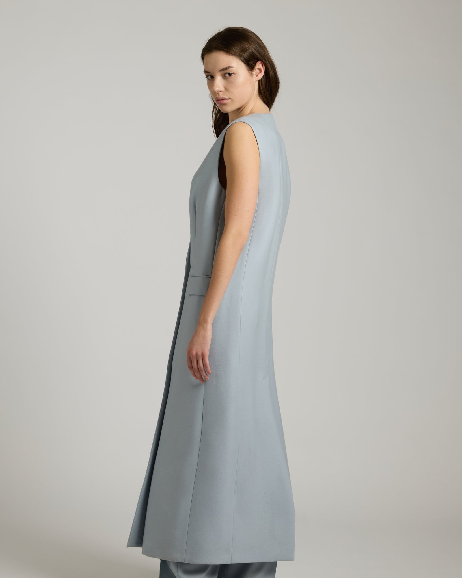 Double-Breasted Dress in Kid Wool 12.8 5