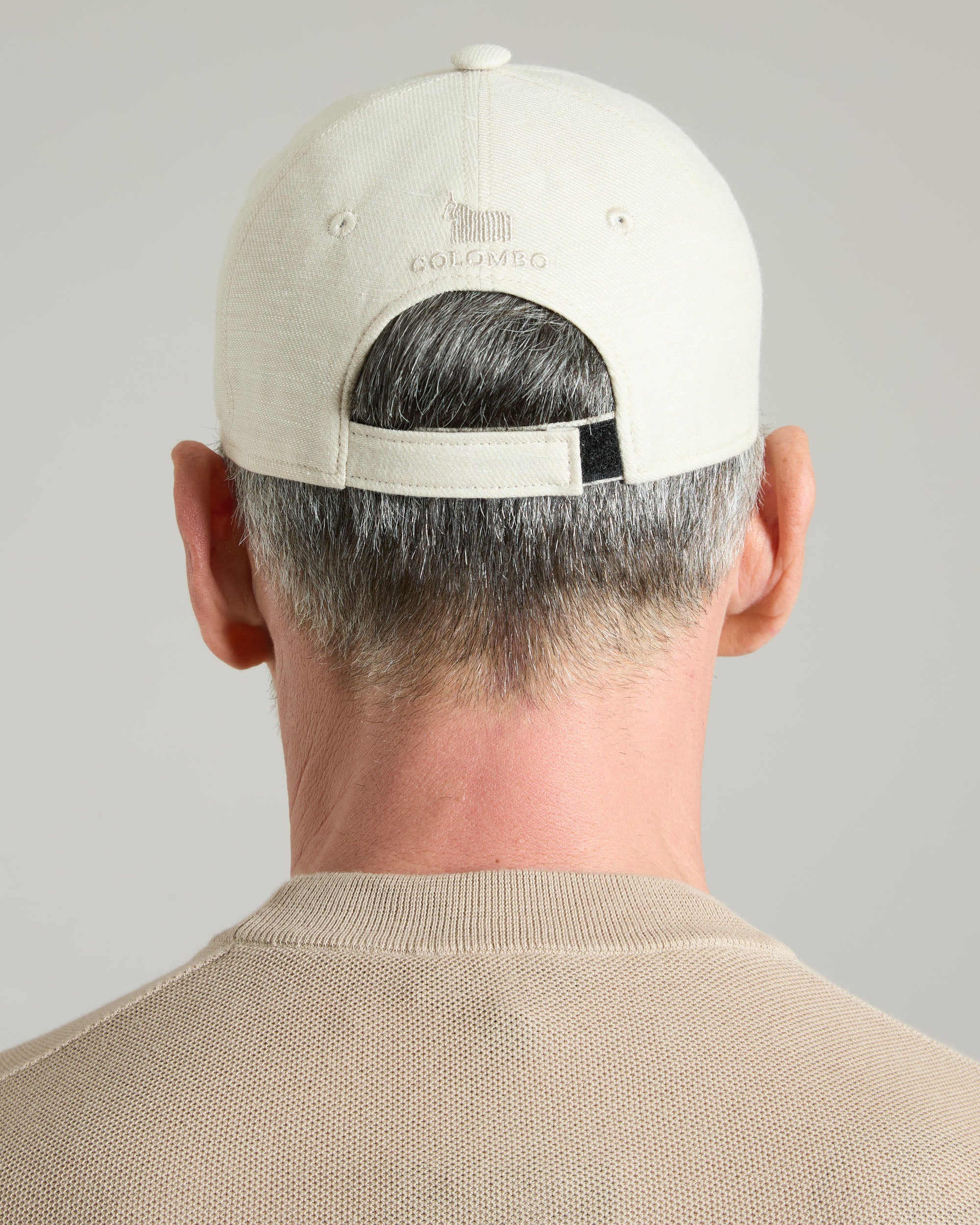 Beige baseball cap in Summer Cashmere 4.0