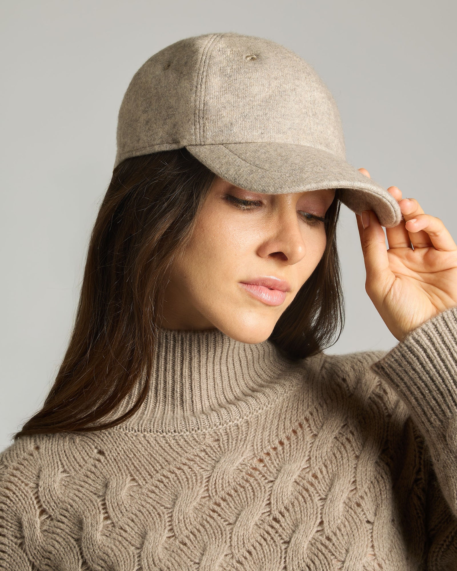 Braun baseball cap in Cashmere and Silk
