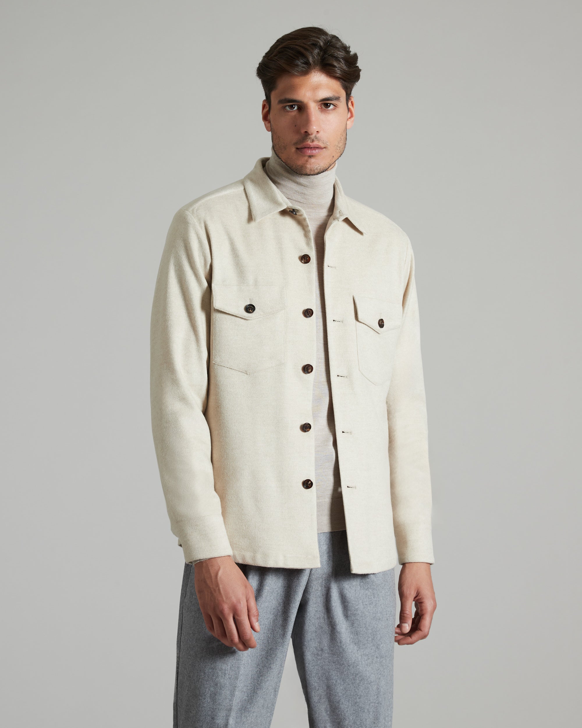 Reliance jacket in cashmere double