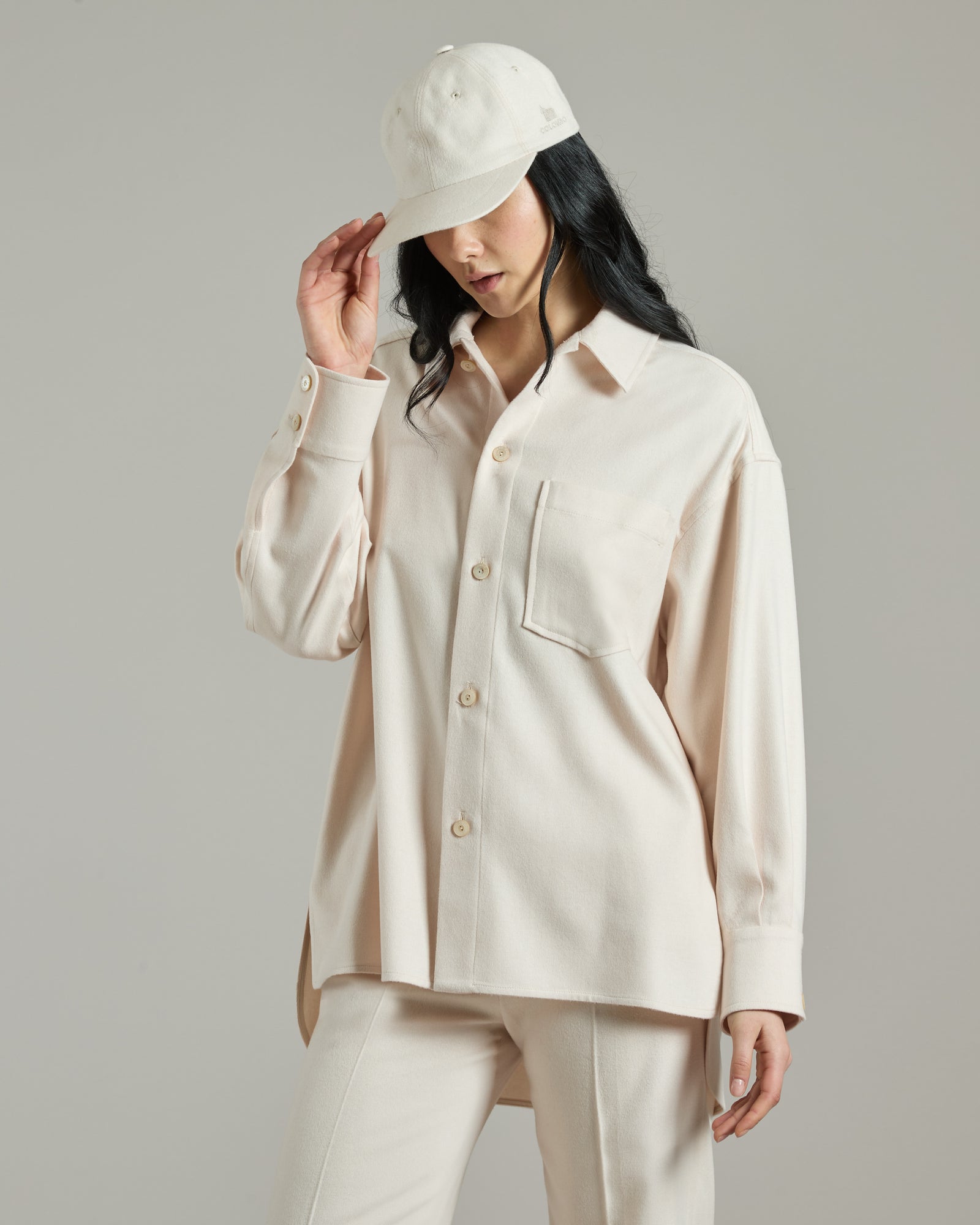 Pink Touch Cashmere Blouse