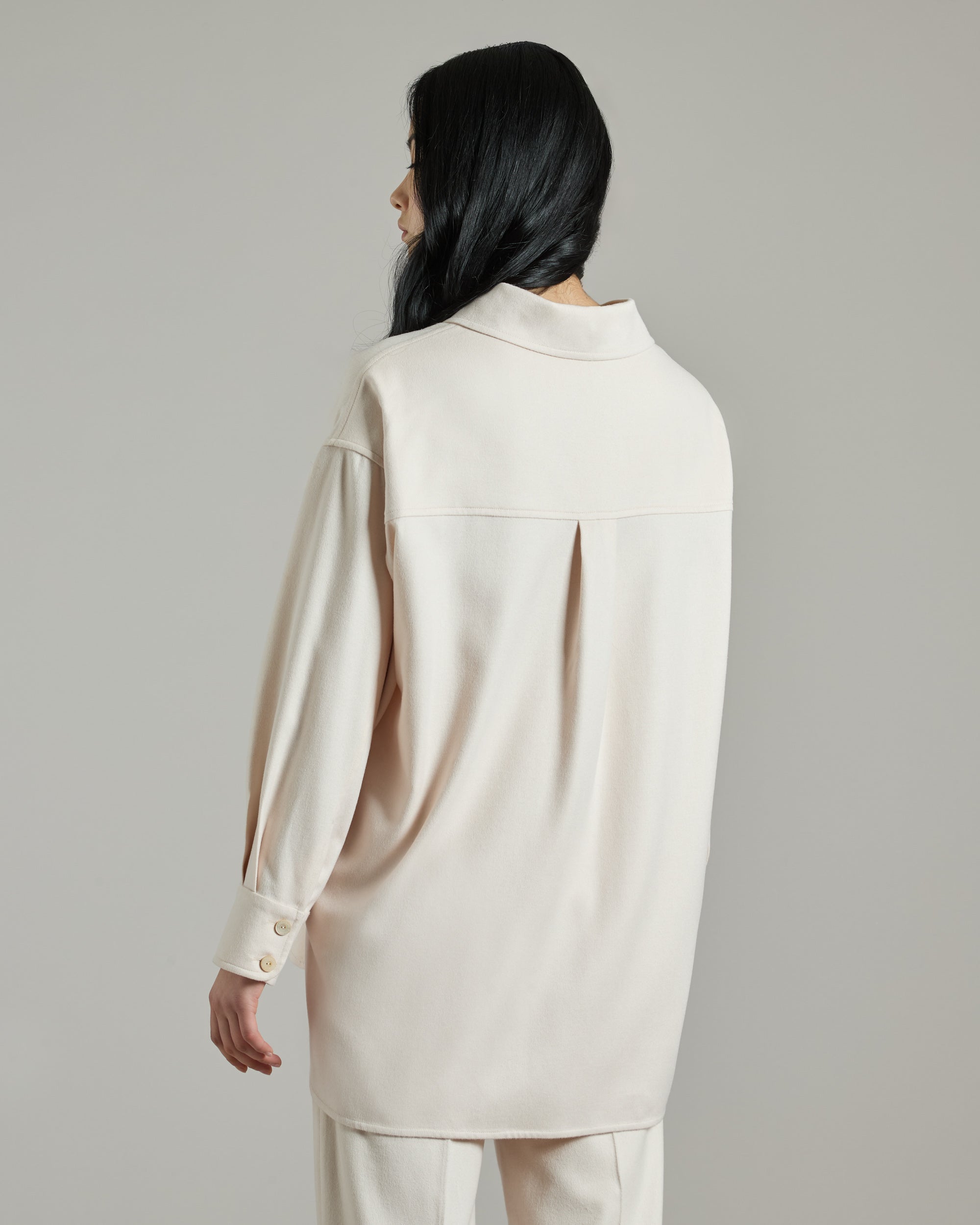 Pink Touch Cashmere Blouse