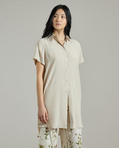 Silk-blend shirt