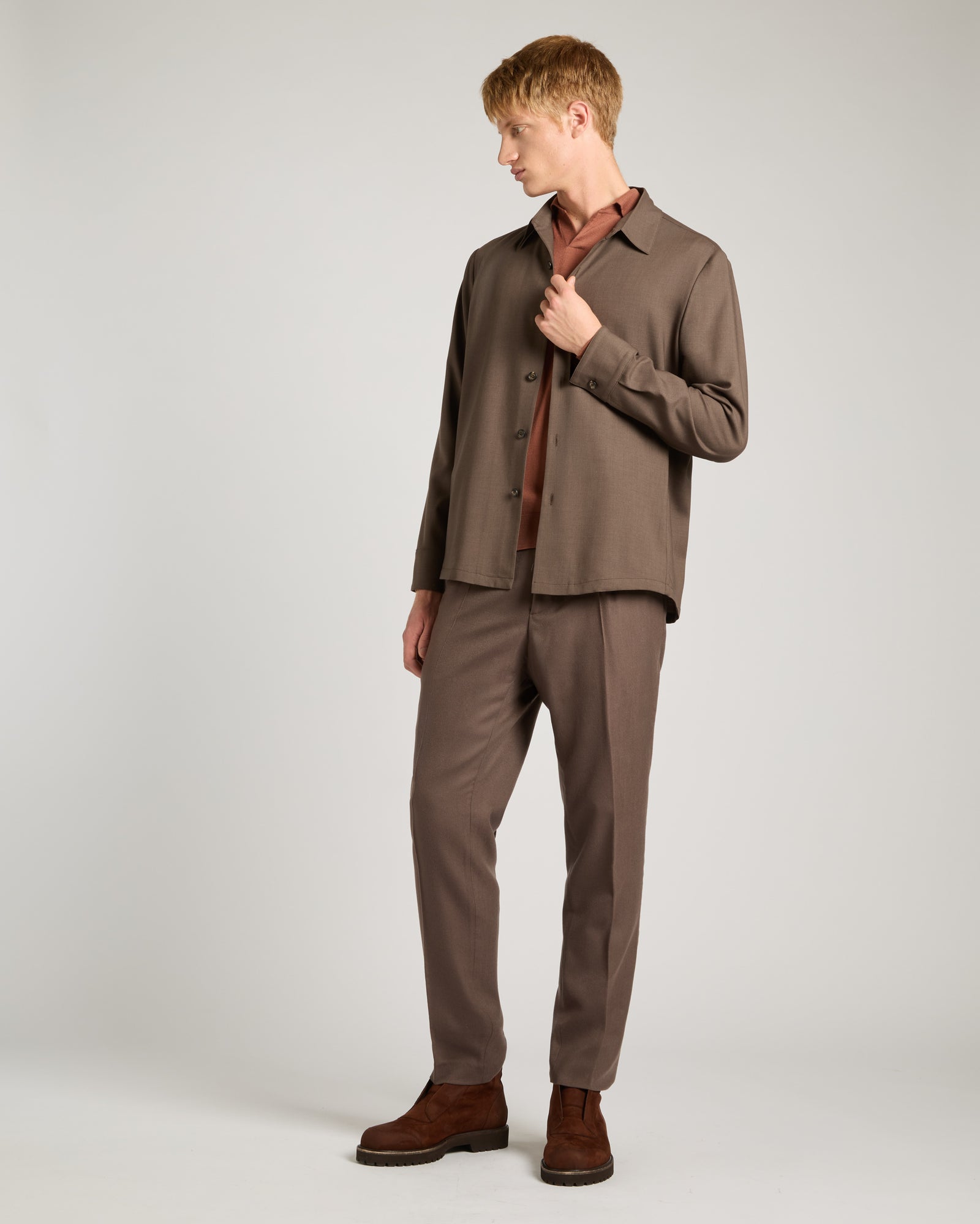 Brown Cashmere 4.0 Reliance shirt 2
