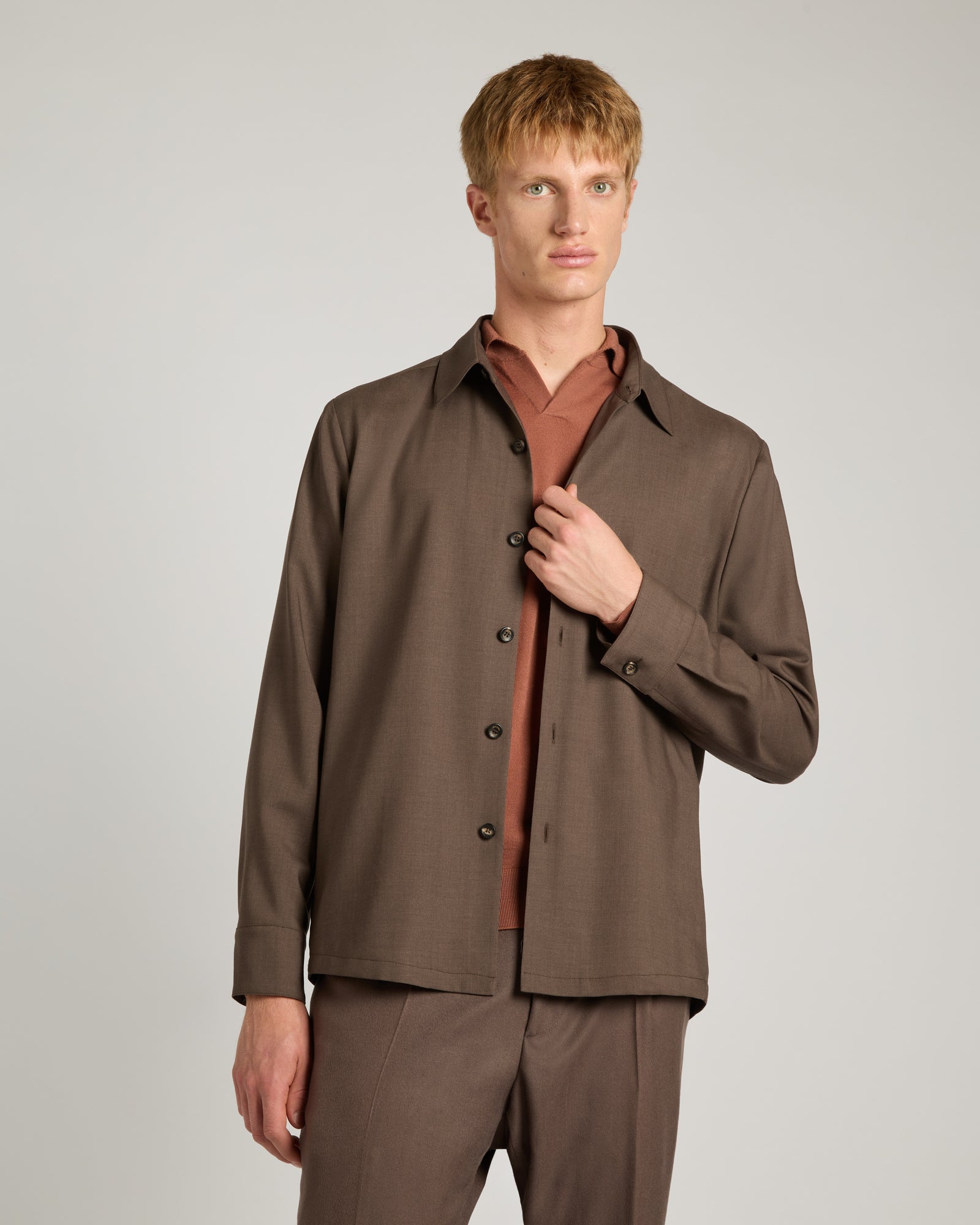 Brown Cashmere 4.0 Reliance shirt