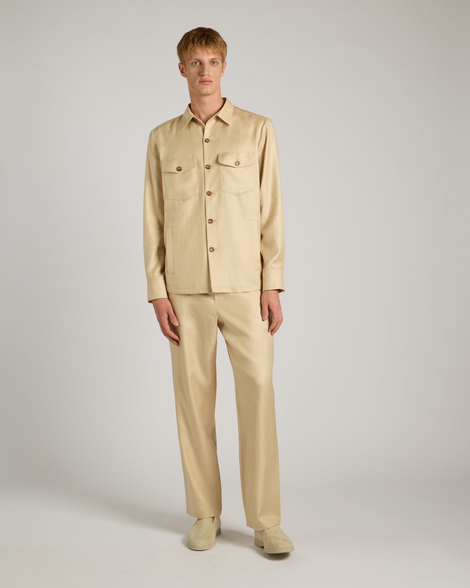 Yellow Cashmere Waves shirt 2