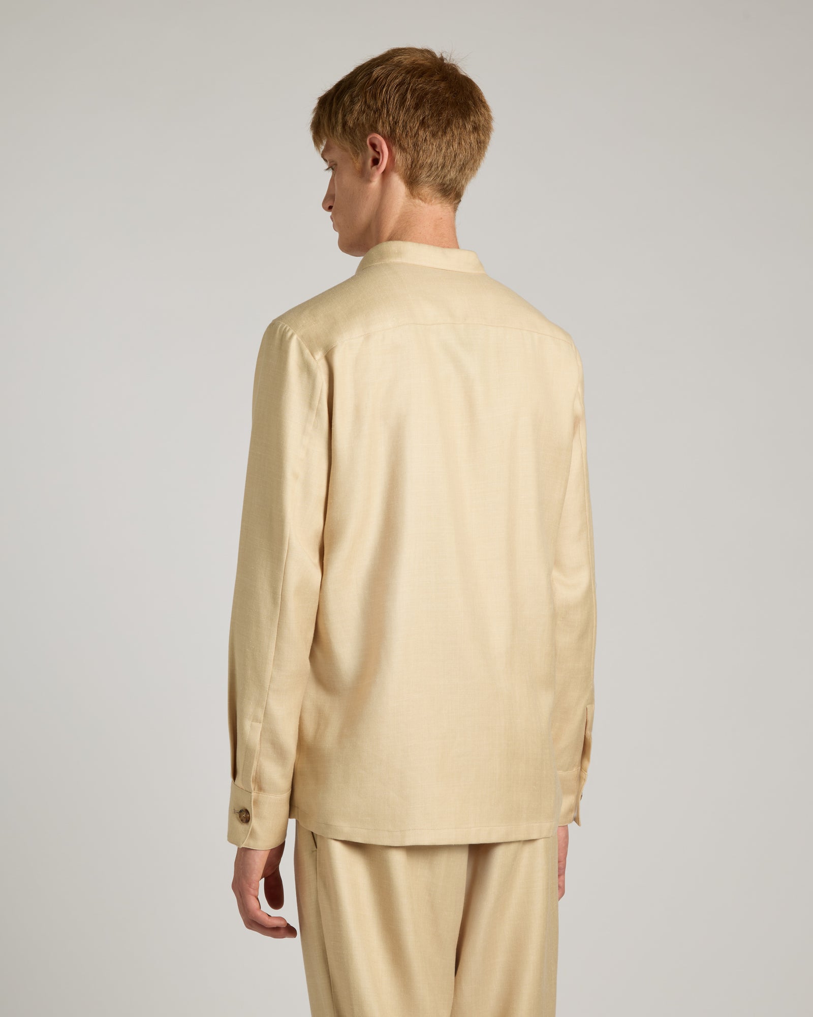 Yellow Cashmere Waves shirt 5