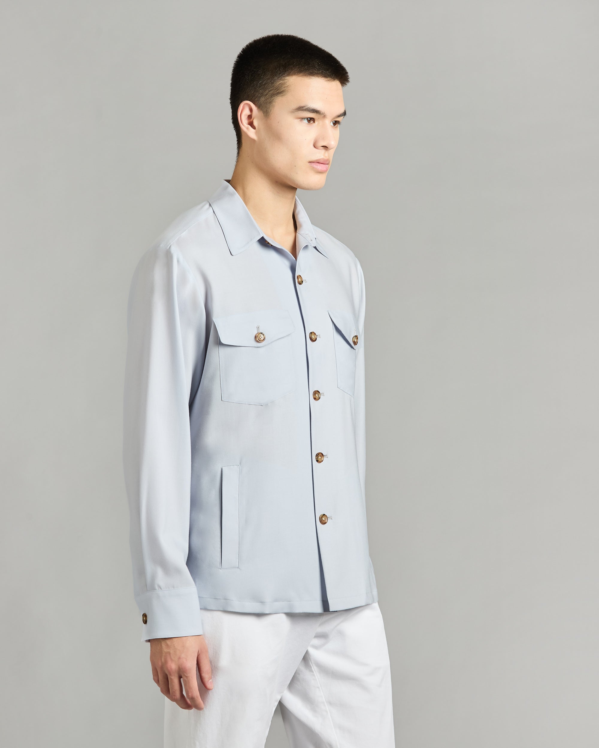 Cashmere 4.0 RELIANCE shirt light blue