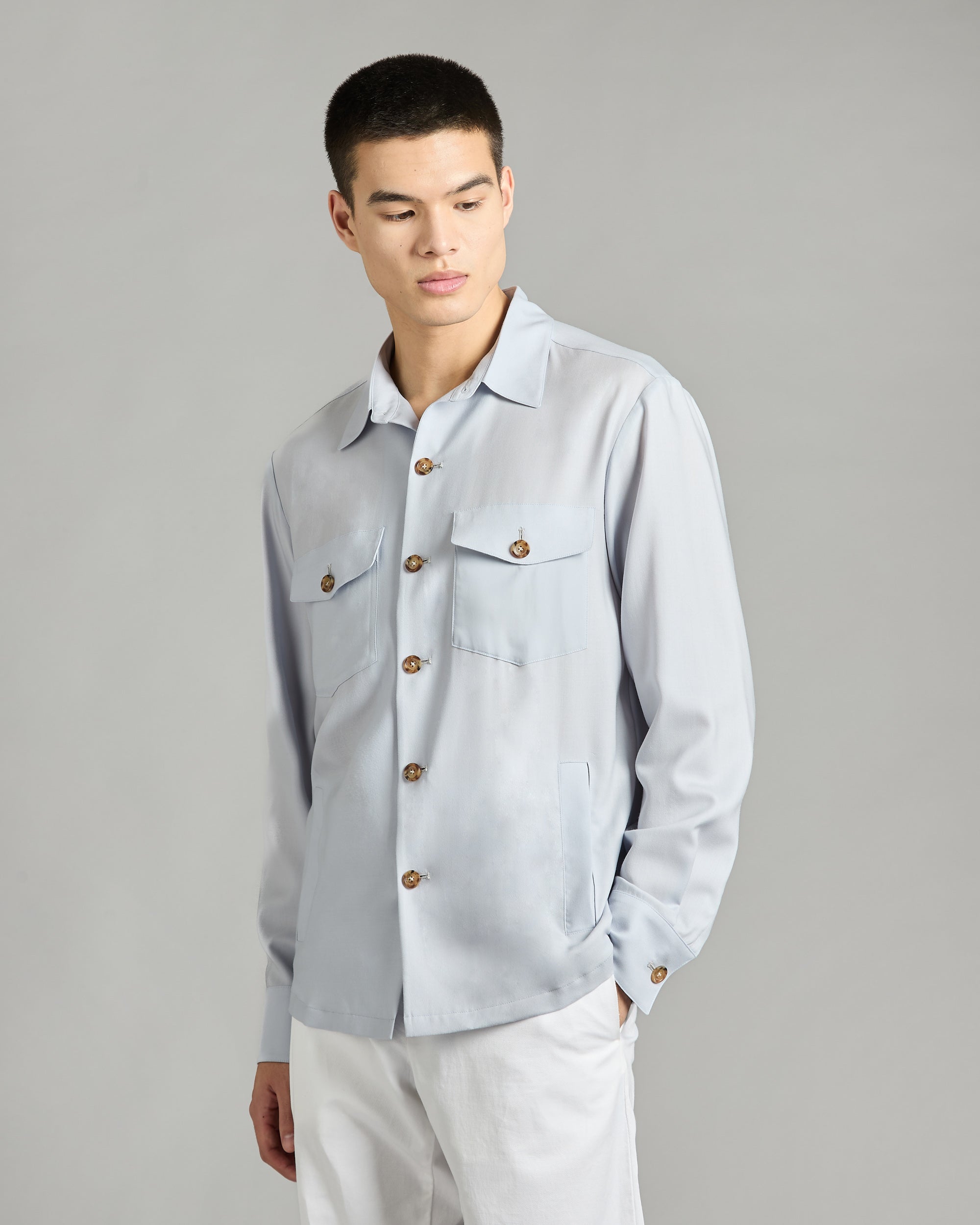 Cashmere 4.0 RELIANCE shirt light blue
