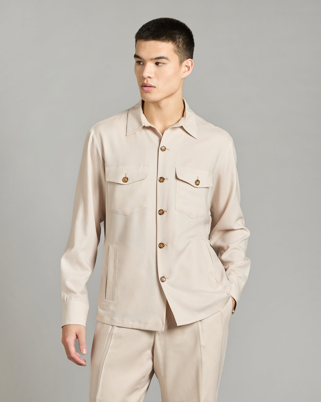 Cashmere 4.0 Cream Shirt