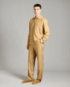 Shirt in Summer Cashmere 4.0 in Ochre