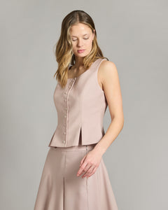 Mohair wool vest