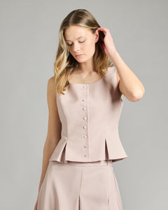 Mohair wool vest