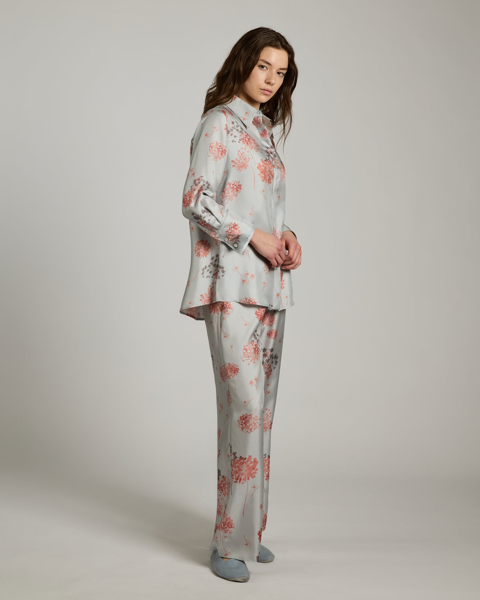 Printed pure silk shirt Valsesia Gaze 2