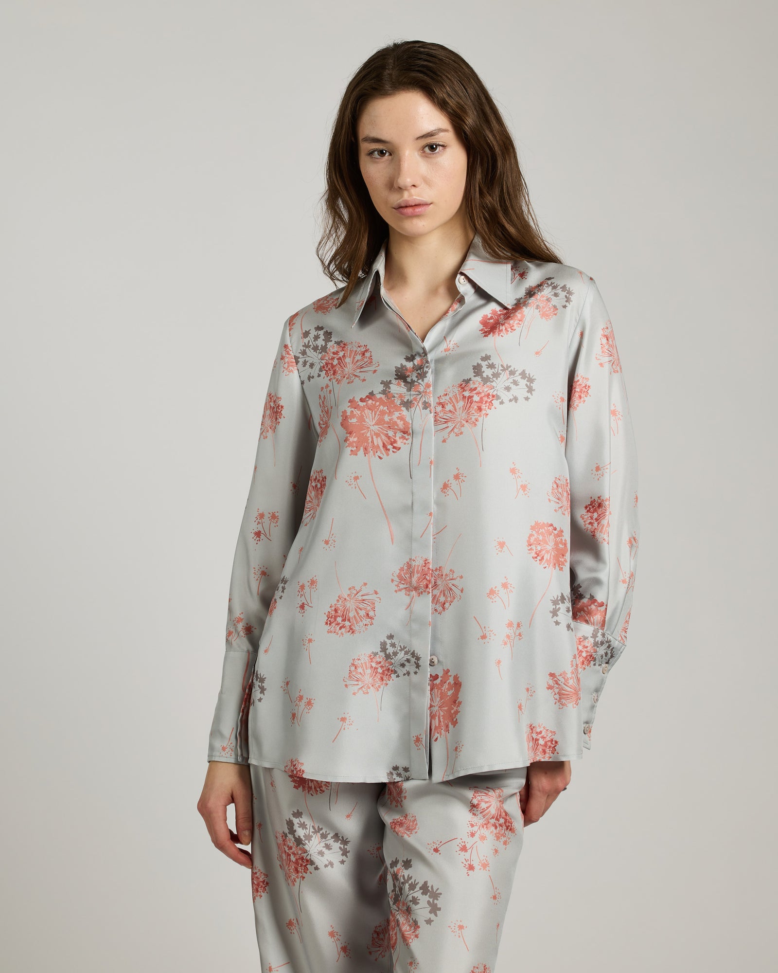 Printed pure silk shirt Valsesia Gaze