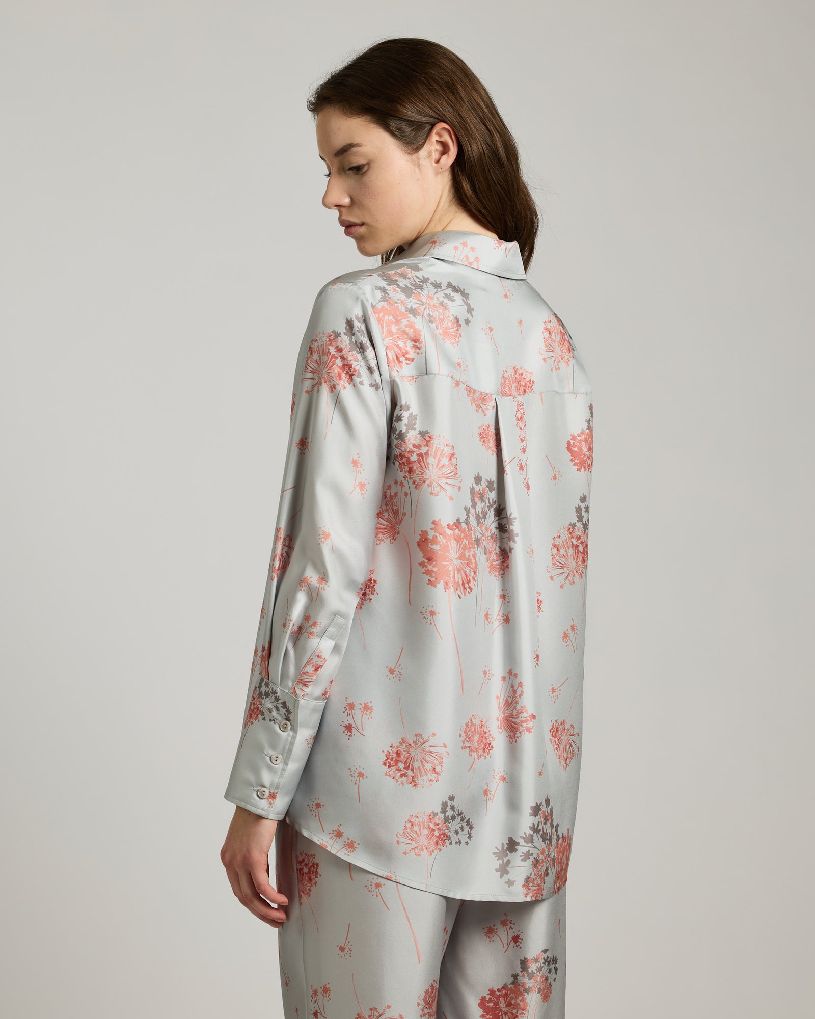 Printed pure silk shirt Valsesia Gaze 4