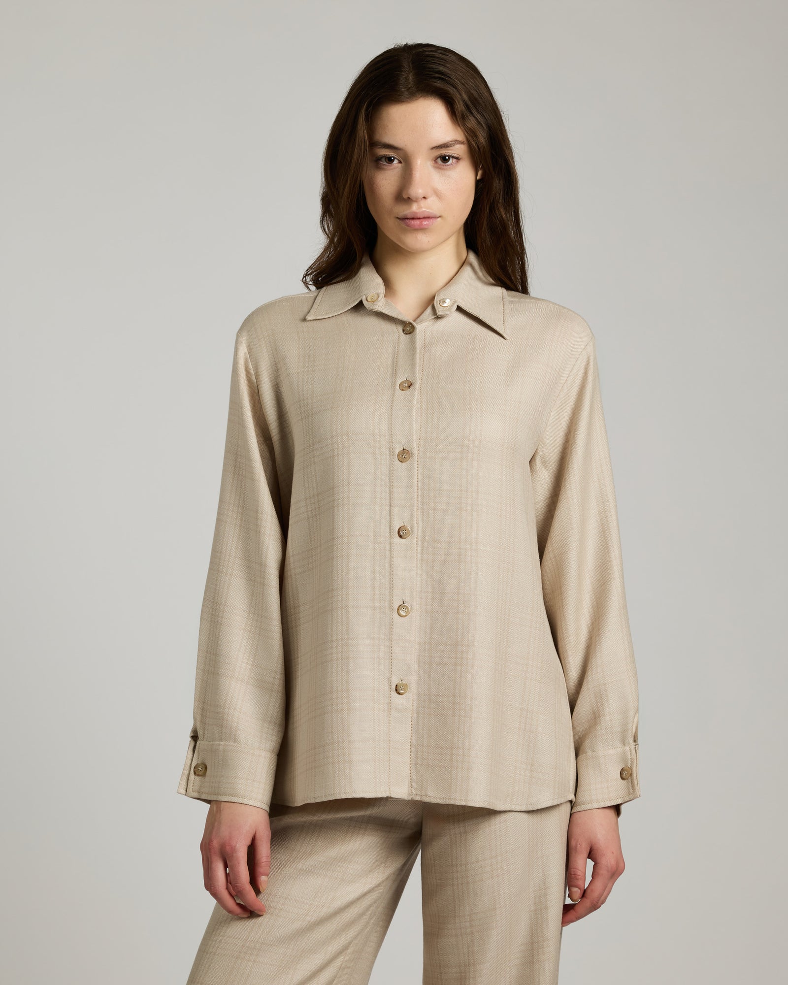 Cashmere Waves Check Shirt 2