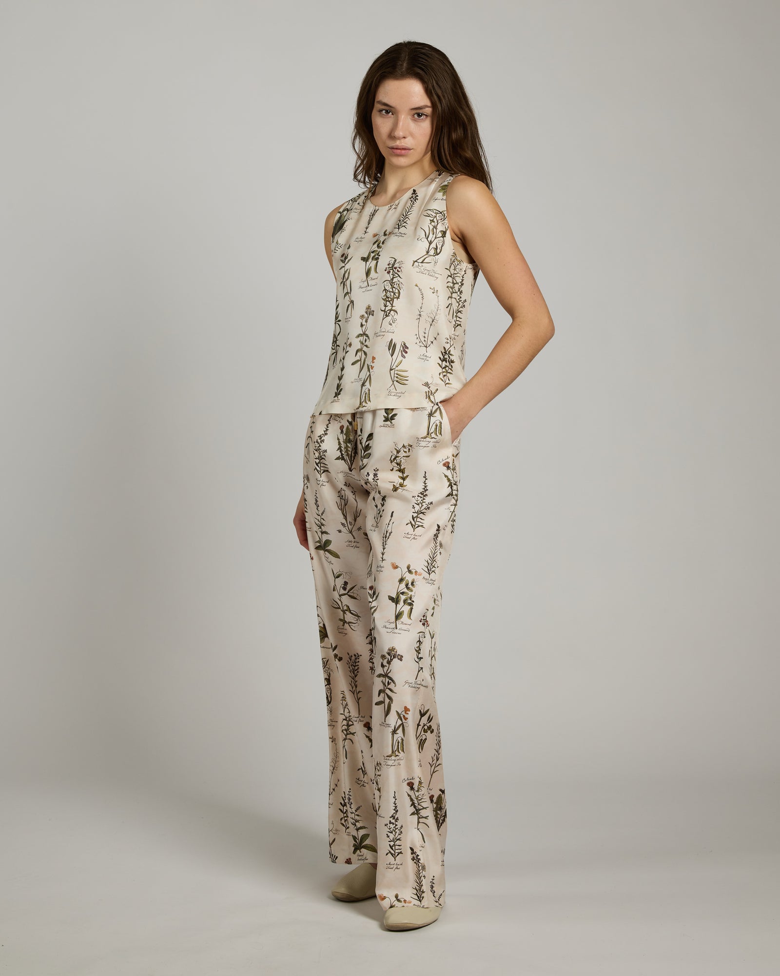 Pure Silk Top Erbario 2