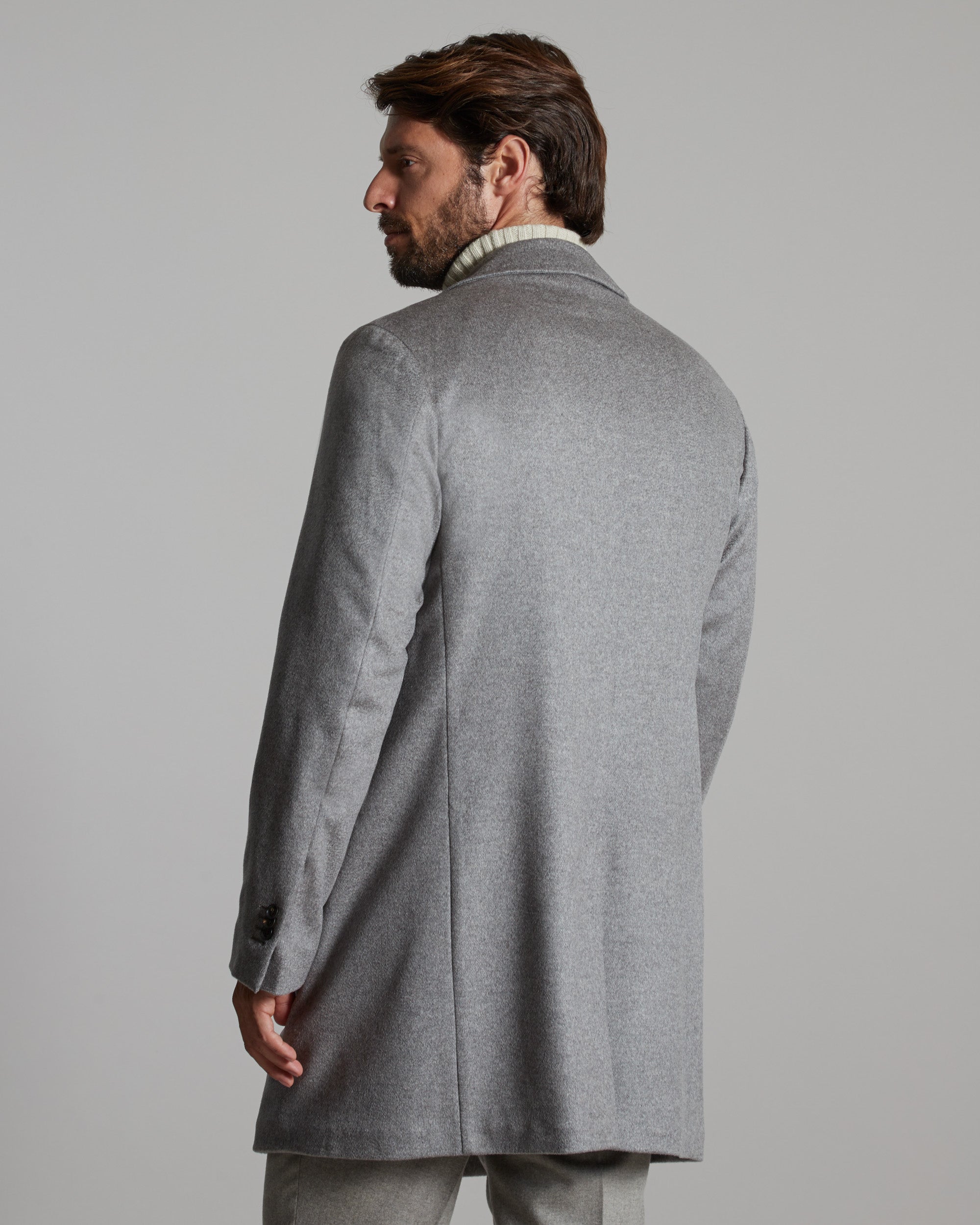 Brown cashmere coat 3