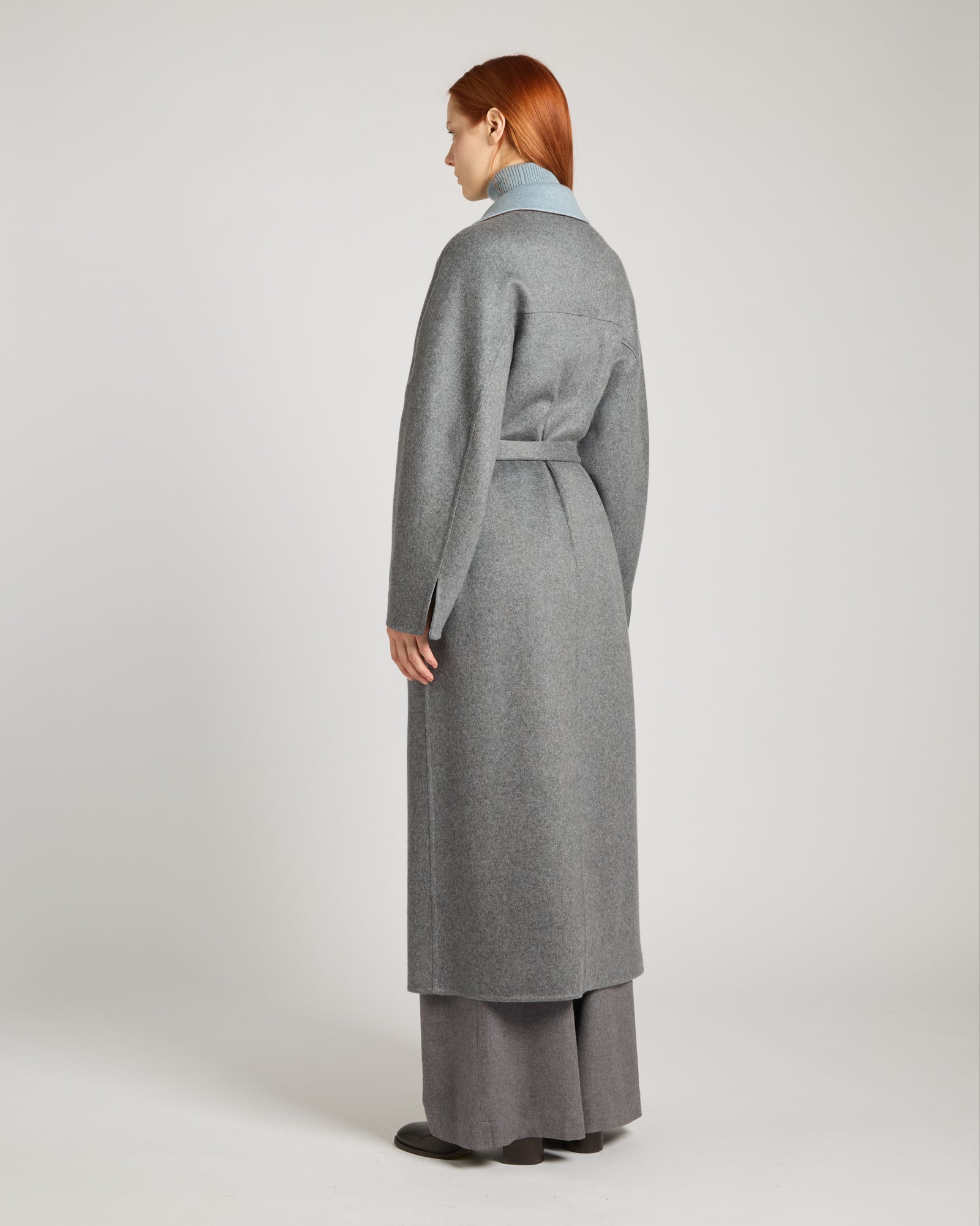 Coat in Kid cashmere fleece 6