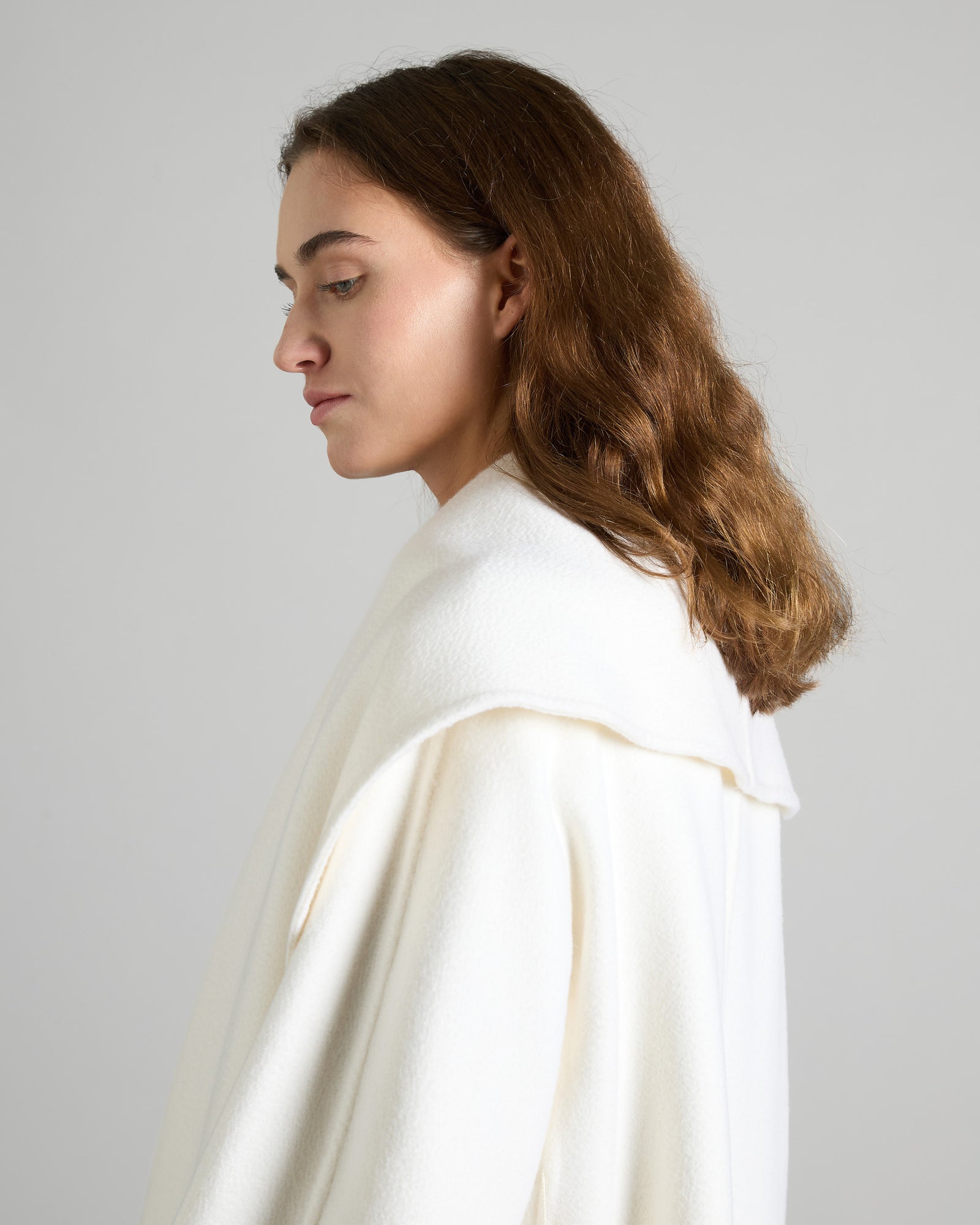 White double cashmere coat 3