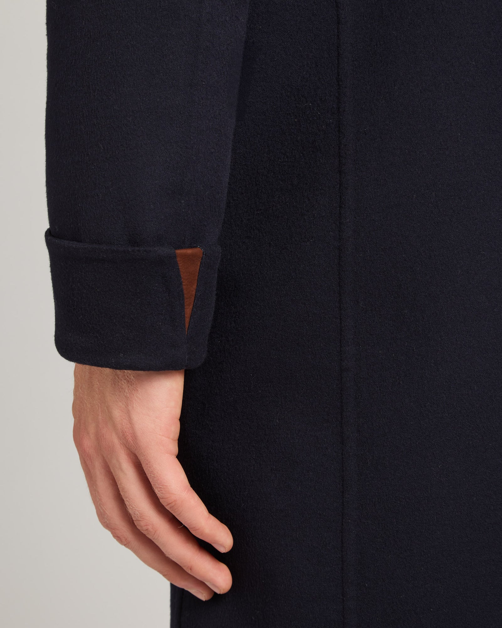 Double-breasted coat in 12.8 Kid Wool 6