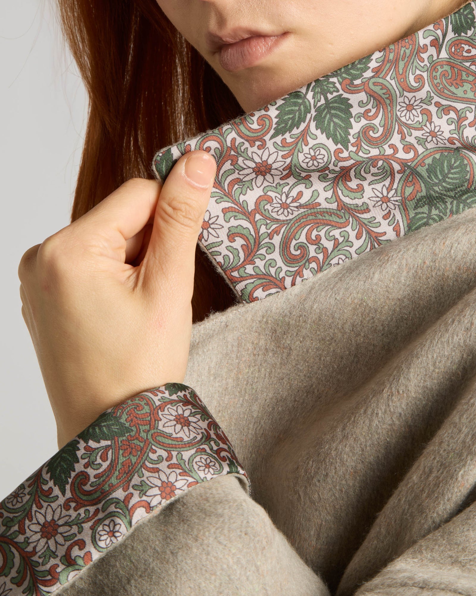 Double cashmere coat 11