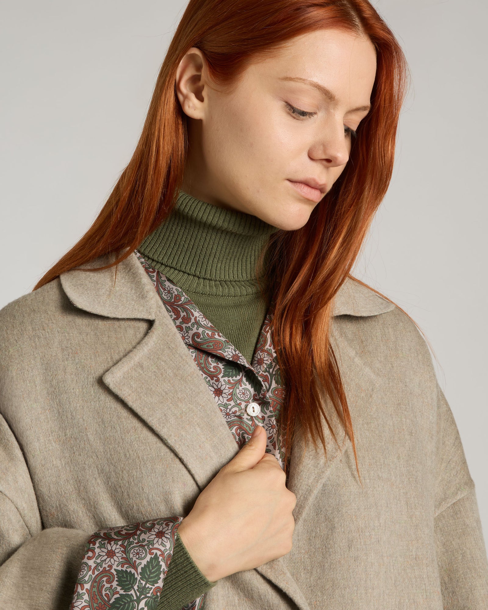 Double cashmere coat 8