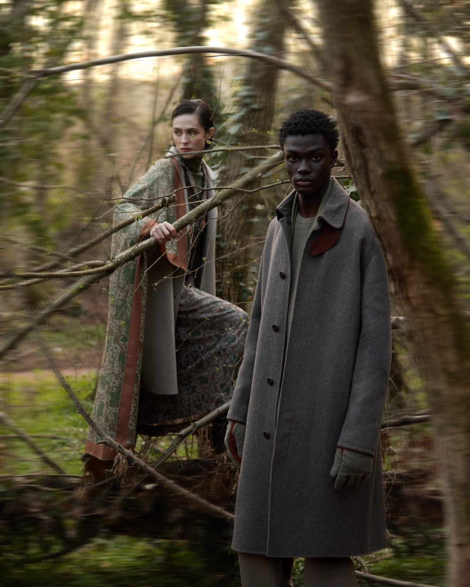 Double cashmere coat