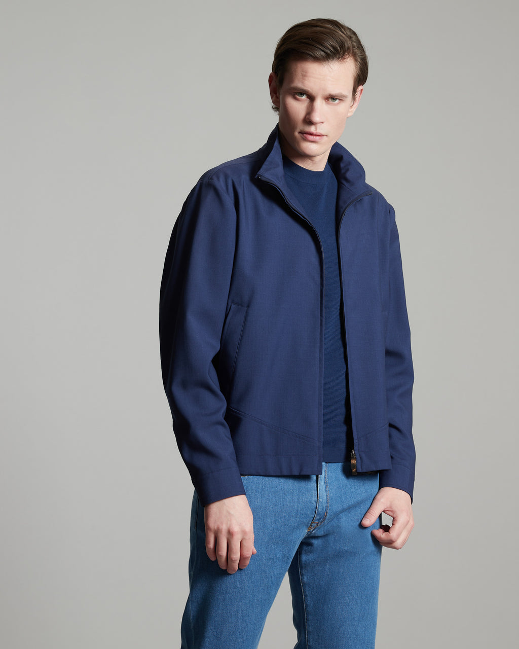 Navy 4.0 Cashmere NICHOLSON blouson