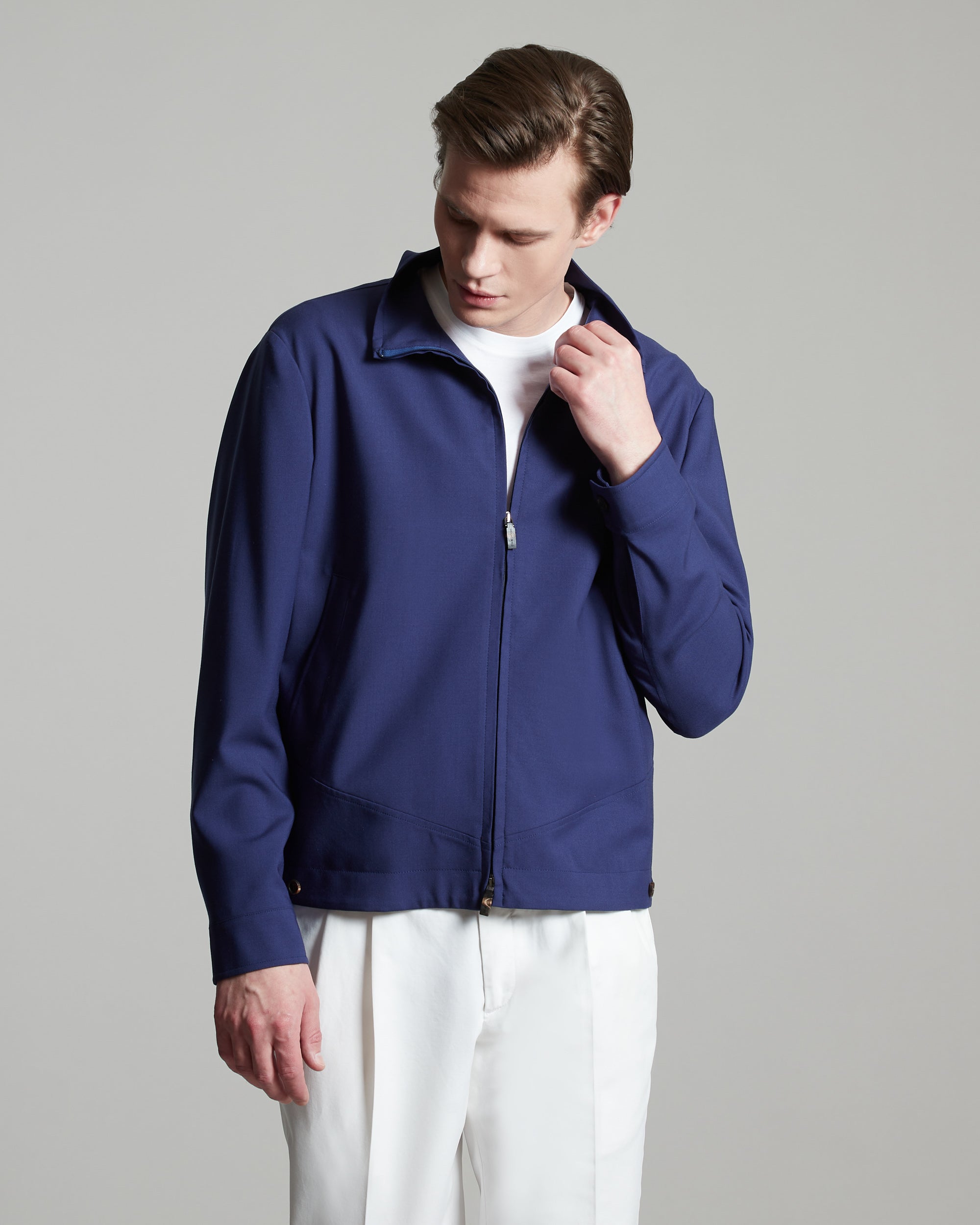 Light blue Cashmere 4.0 NICHOLSON blouson 2
