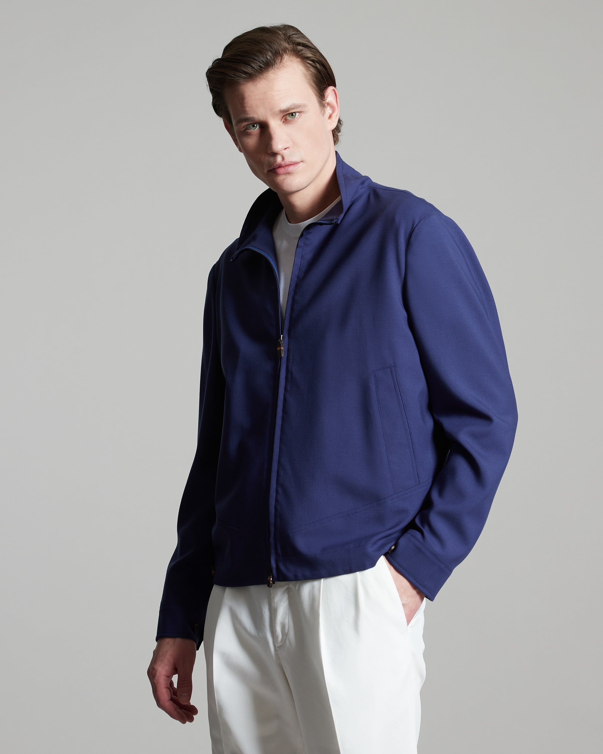 Light blue Cashmere 4.0 NICHOLSON blouson