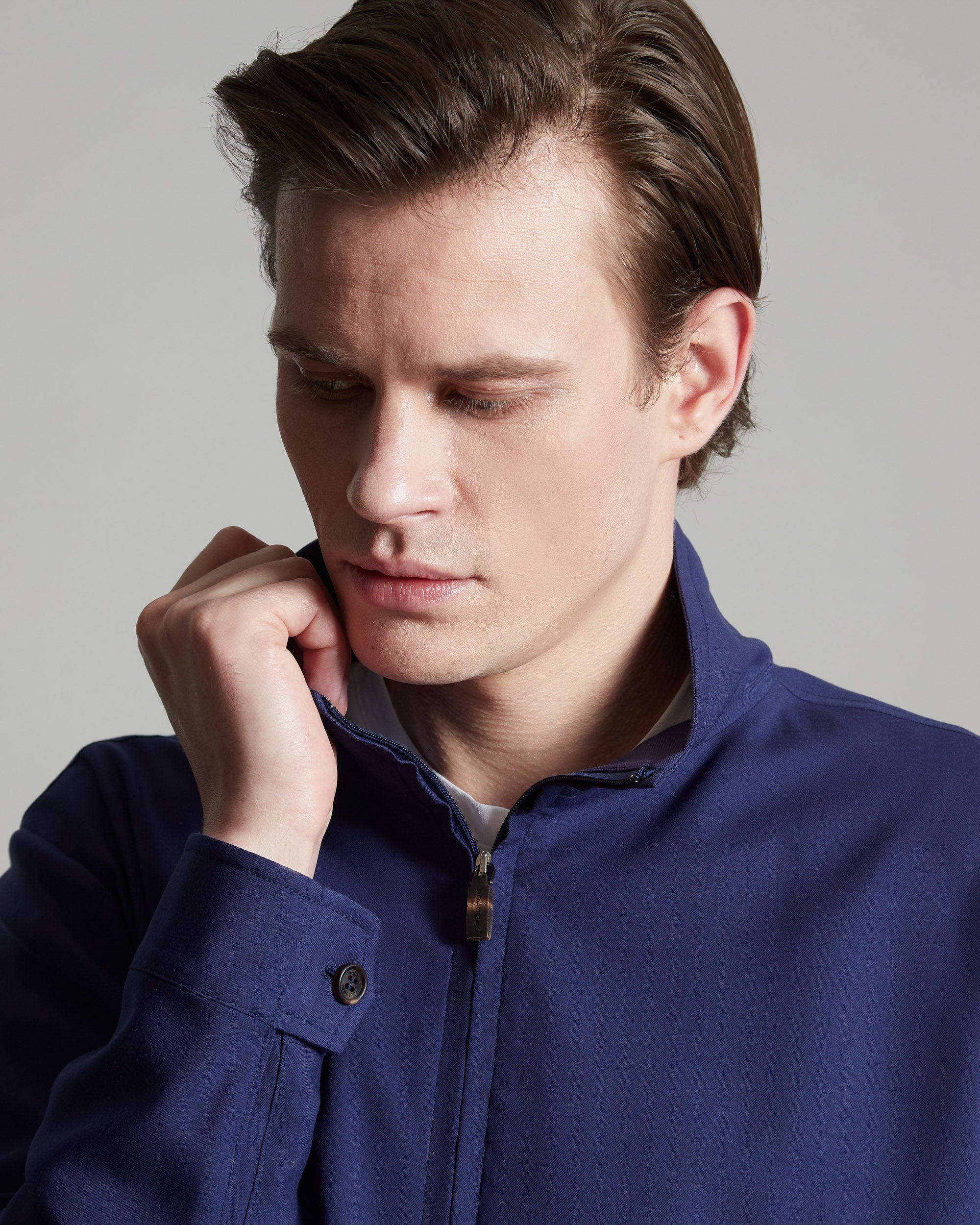 Light blue Cashmere 4.0 NICHOLSON blouson 4