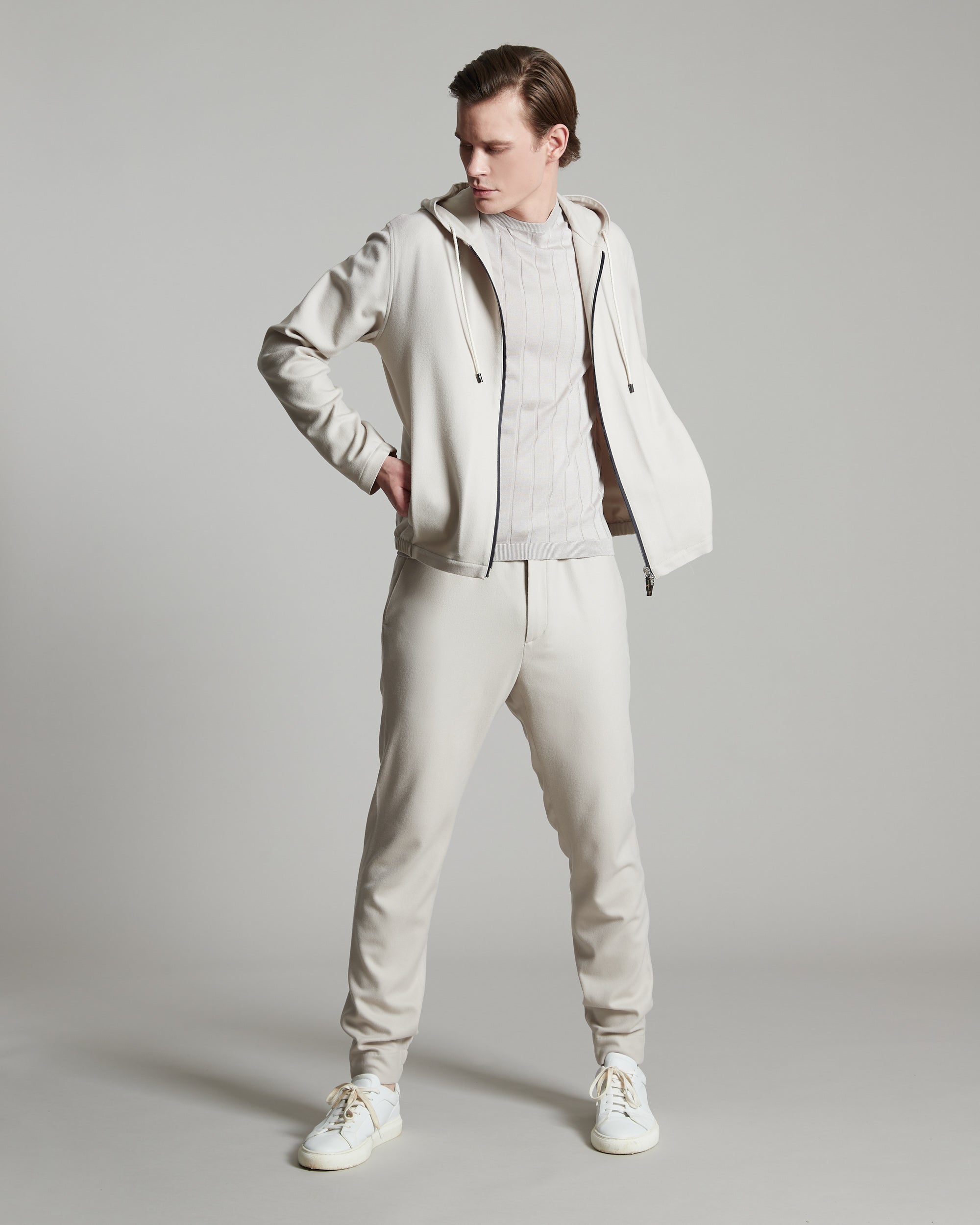 Beige 12.8 Kid Wool Burges jacket 2