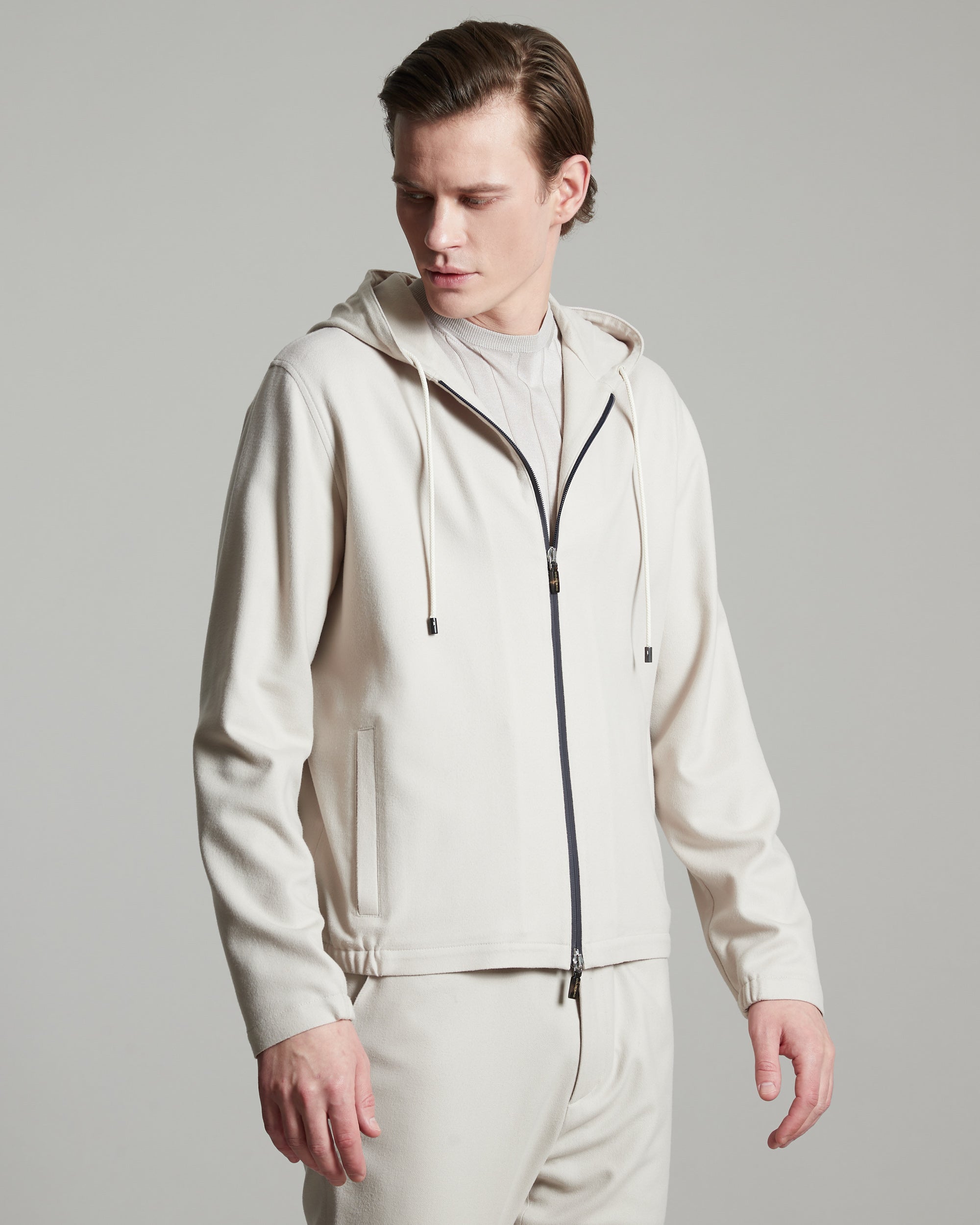 Beige 12.8 Kid Wool Burges jacket