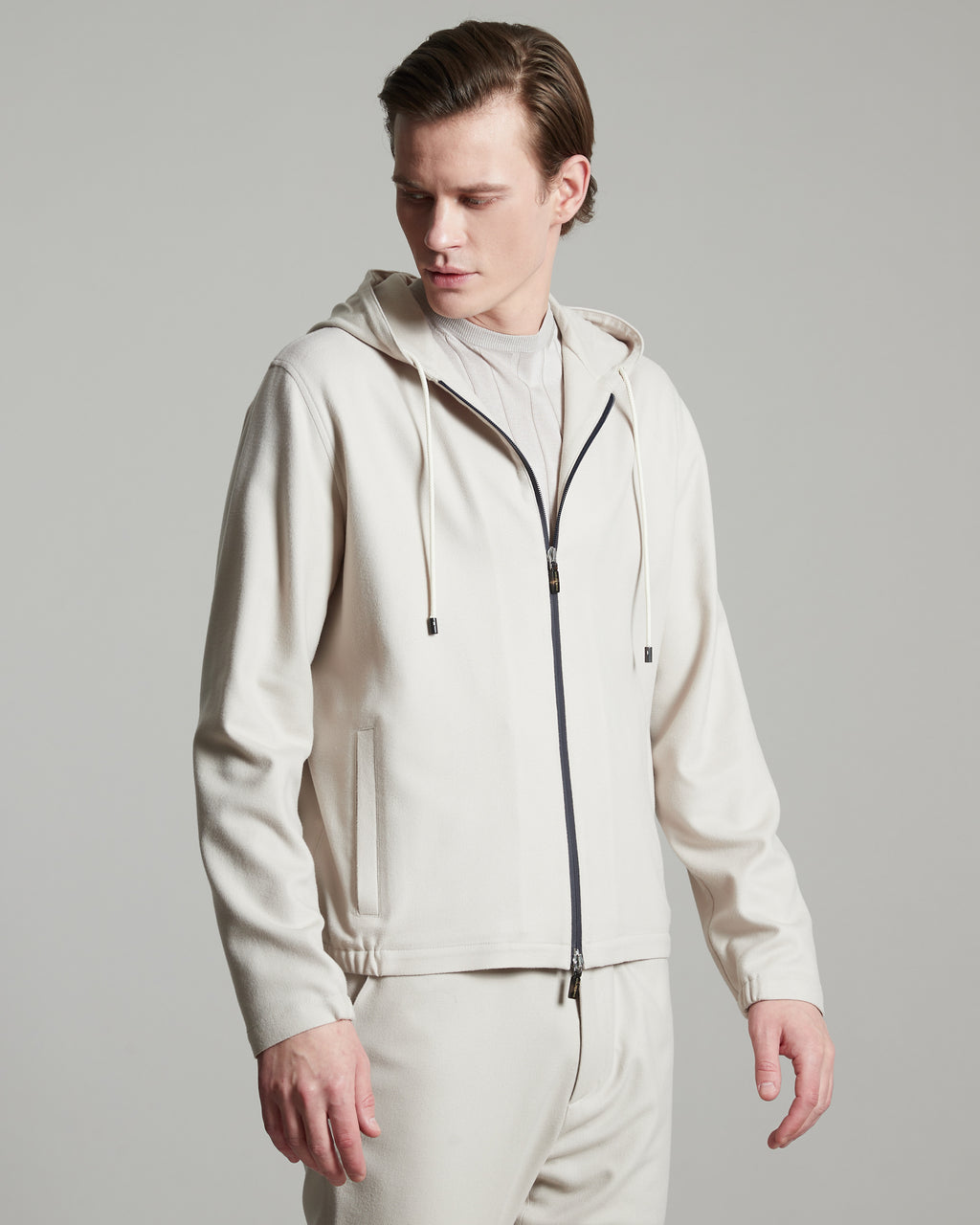 Beige 12.8 Kid Wool Burges jacket