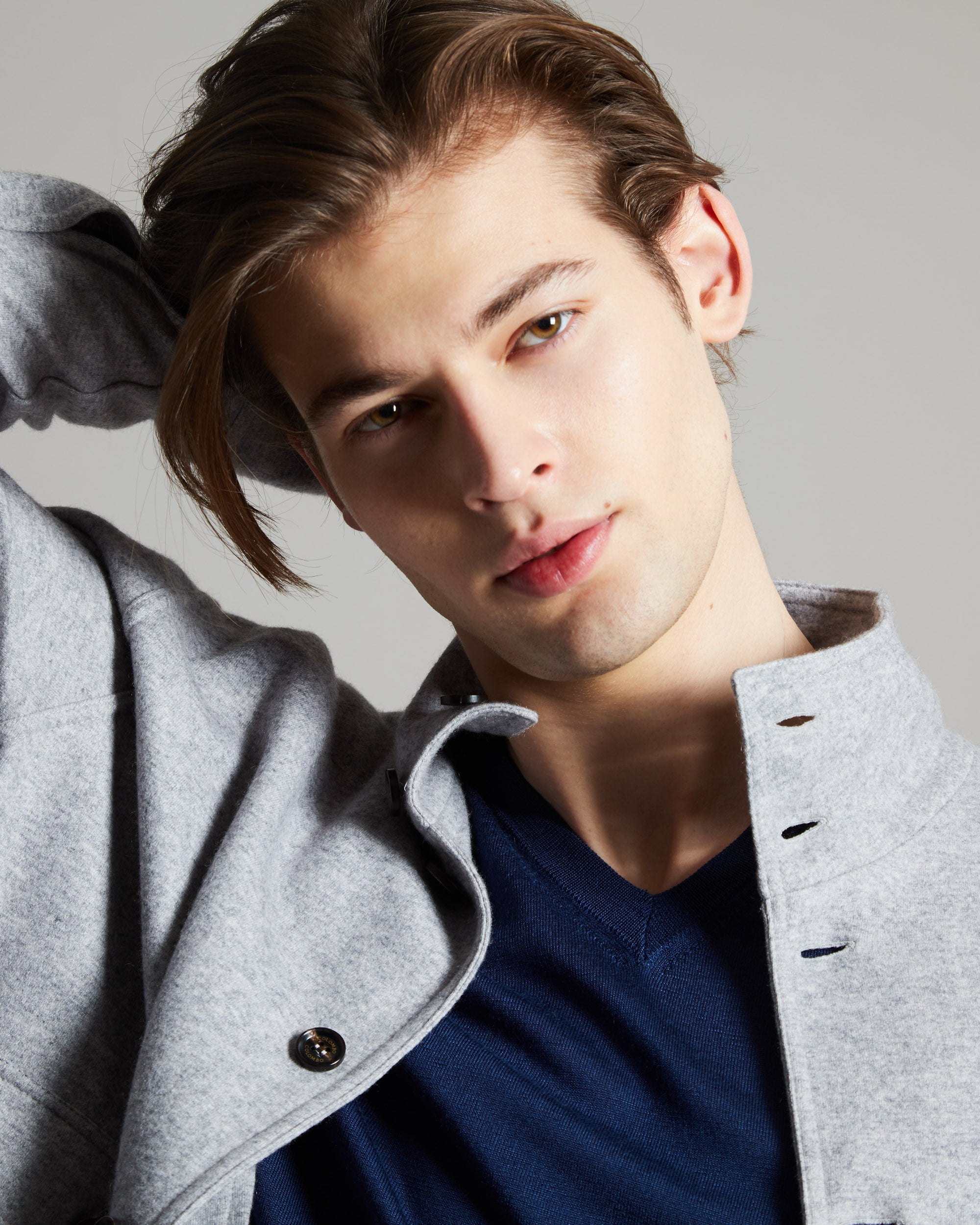 James cashmere fleece bomber