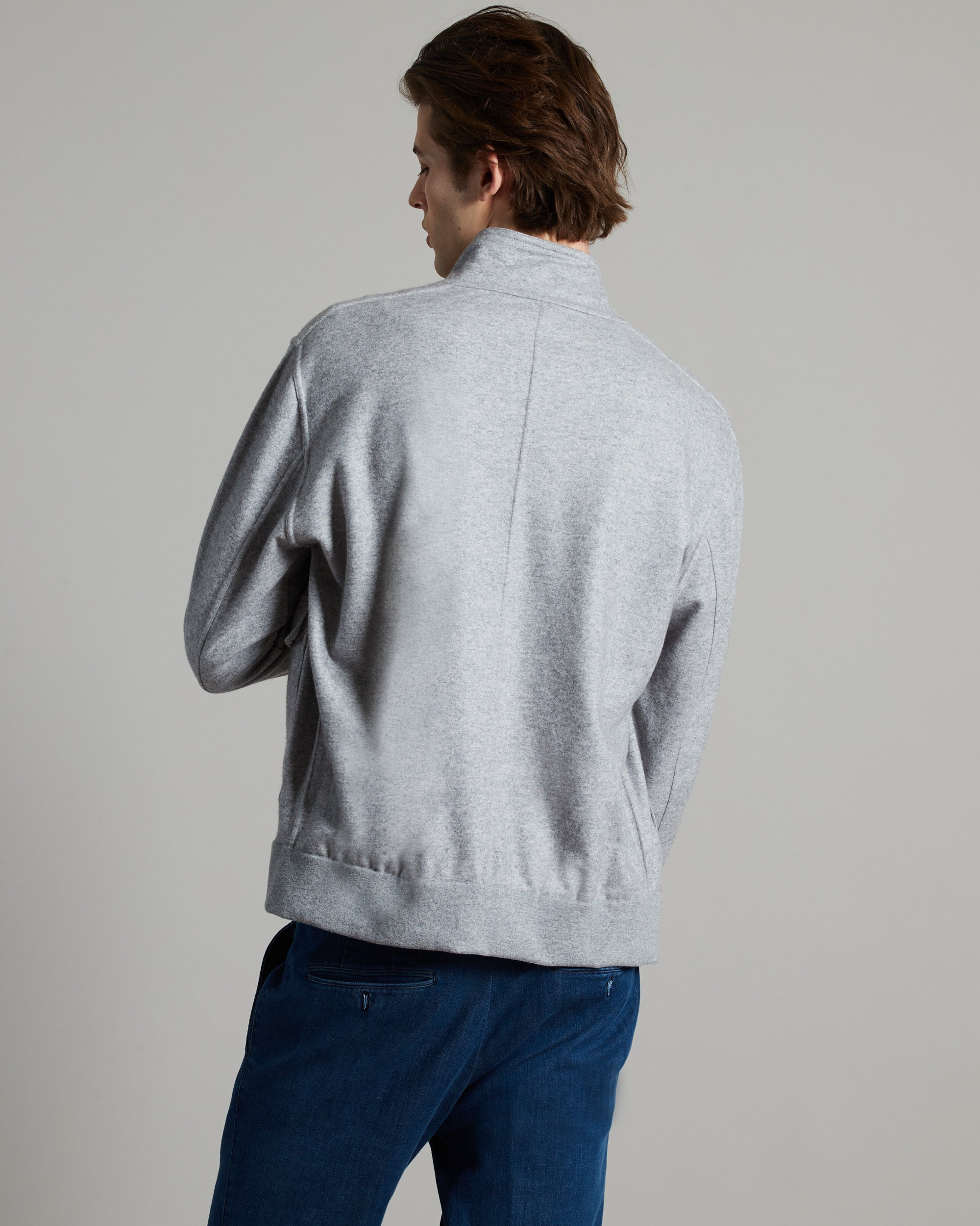 James cashmere fleece bomber