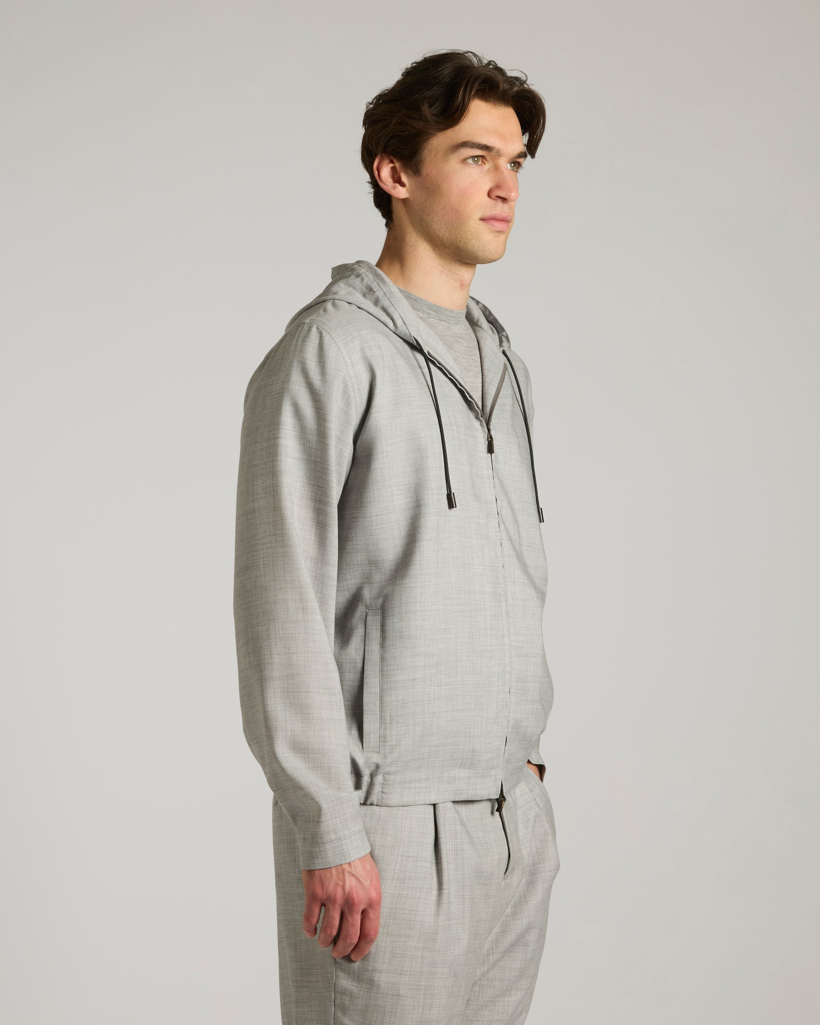 Light grey Cashmere 4.0 blouson 3