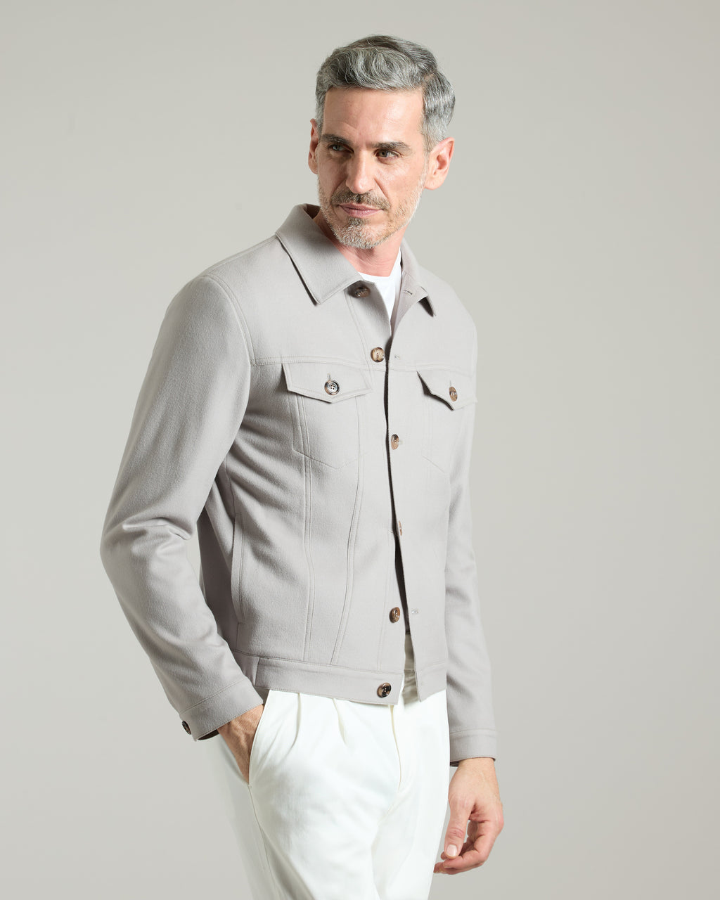 James Jacket in 12.8 kid wool